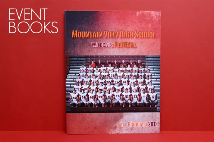  Yearbook style event book with pictures of every coach, player and team in your league 