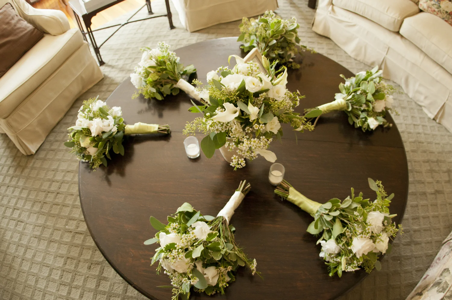 sonya-bouquets on table.jpg