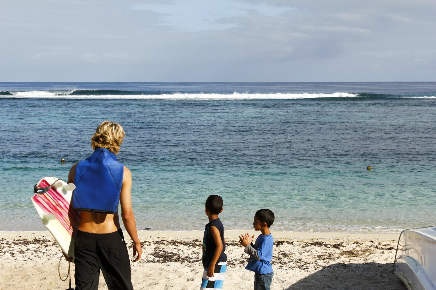 Ryan Burch eyes his prey. Photo: Kew.