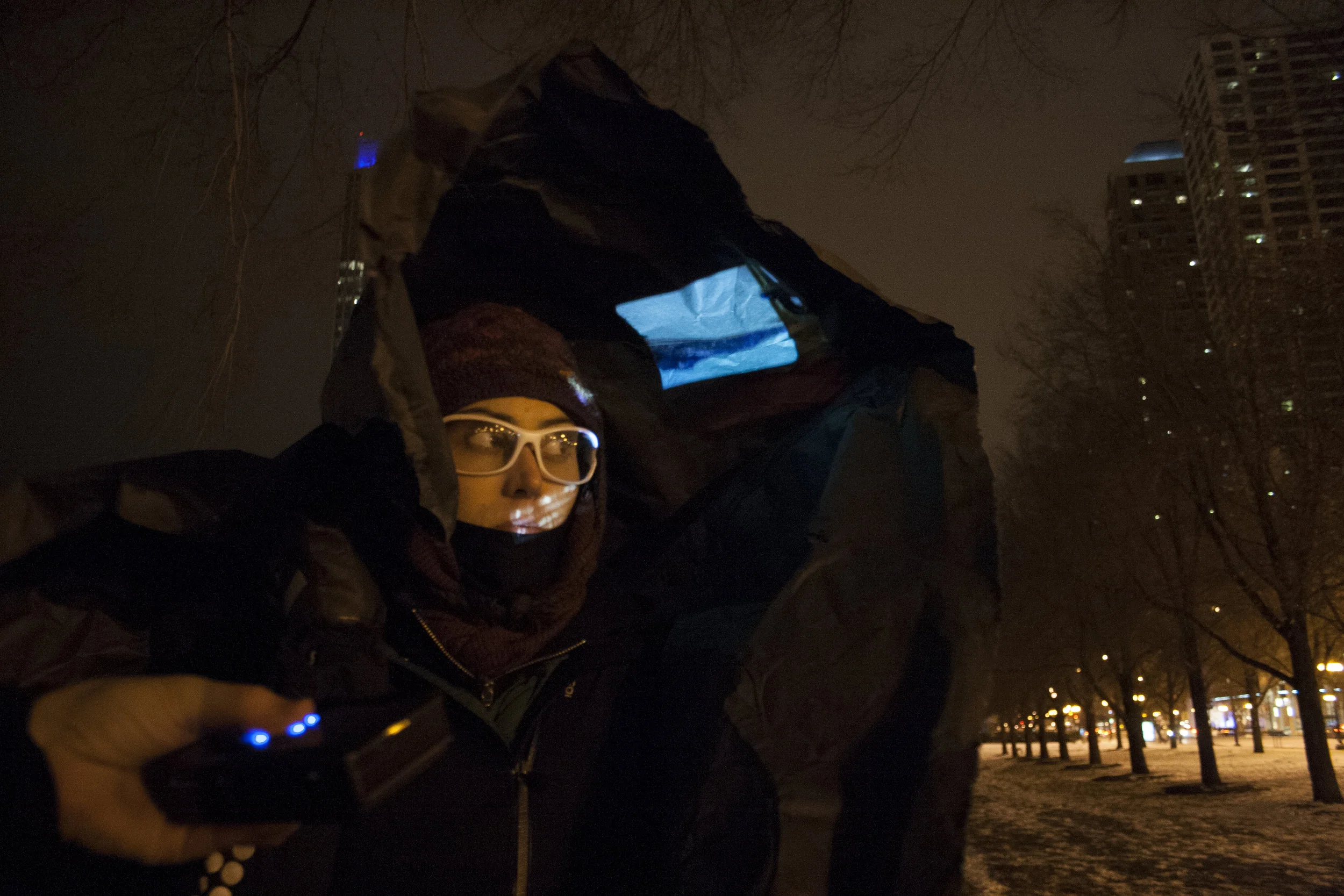 Outdoor Projection Test No. 1