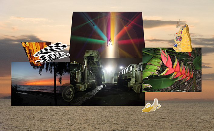 Enigma and Trucks 24x54” archival inkjet print. edition of 3 (and 2 AP)