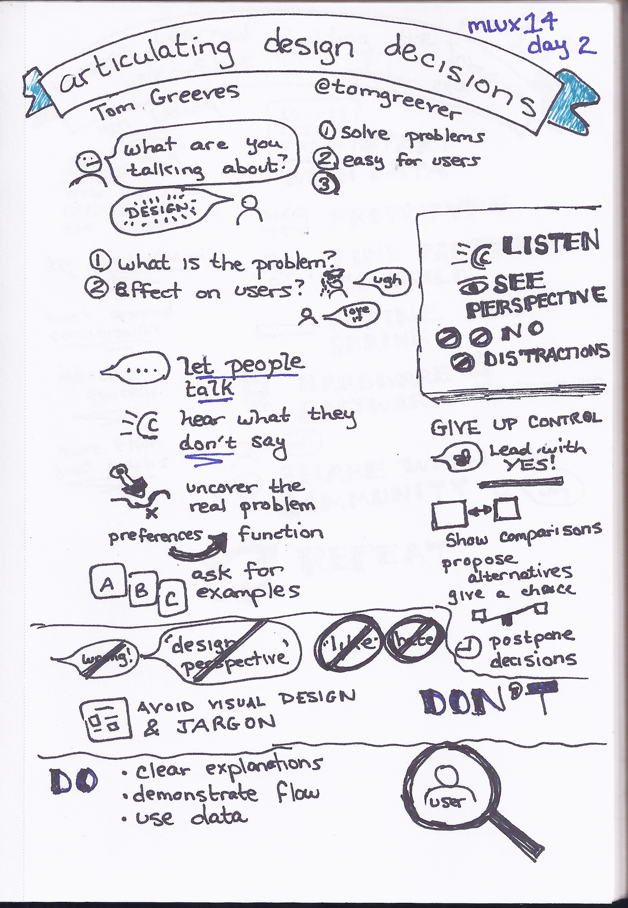 Midwest UX 2014 Recap: Communicating Design to Others — Nathan Rogers