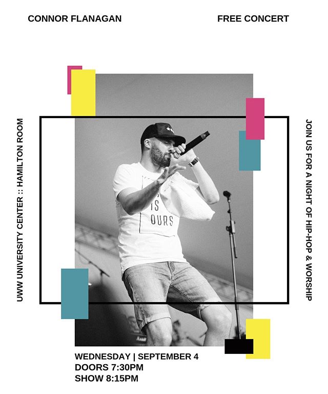 Tomorrow night! We’re bringing my full show to the University of Wisconsin-Whitewater! Would love to see you there! Doors: 7:30pm. Show starts at 8:15pm. 🤙🏽