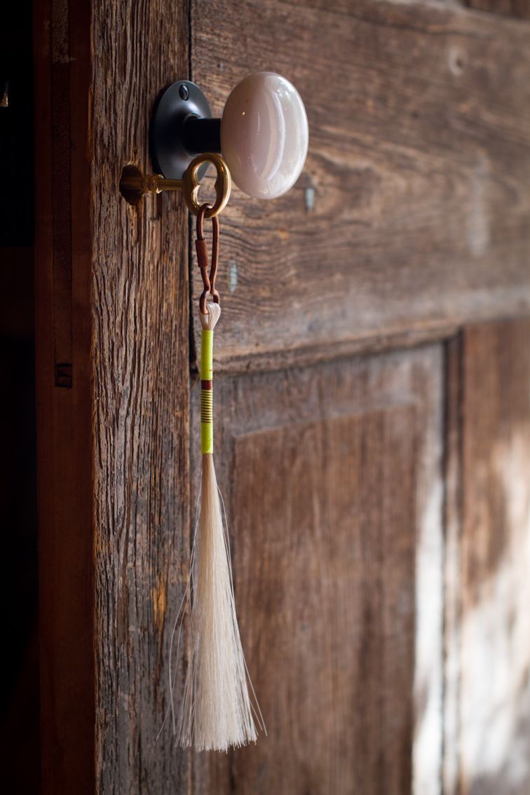 horsehair keychain