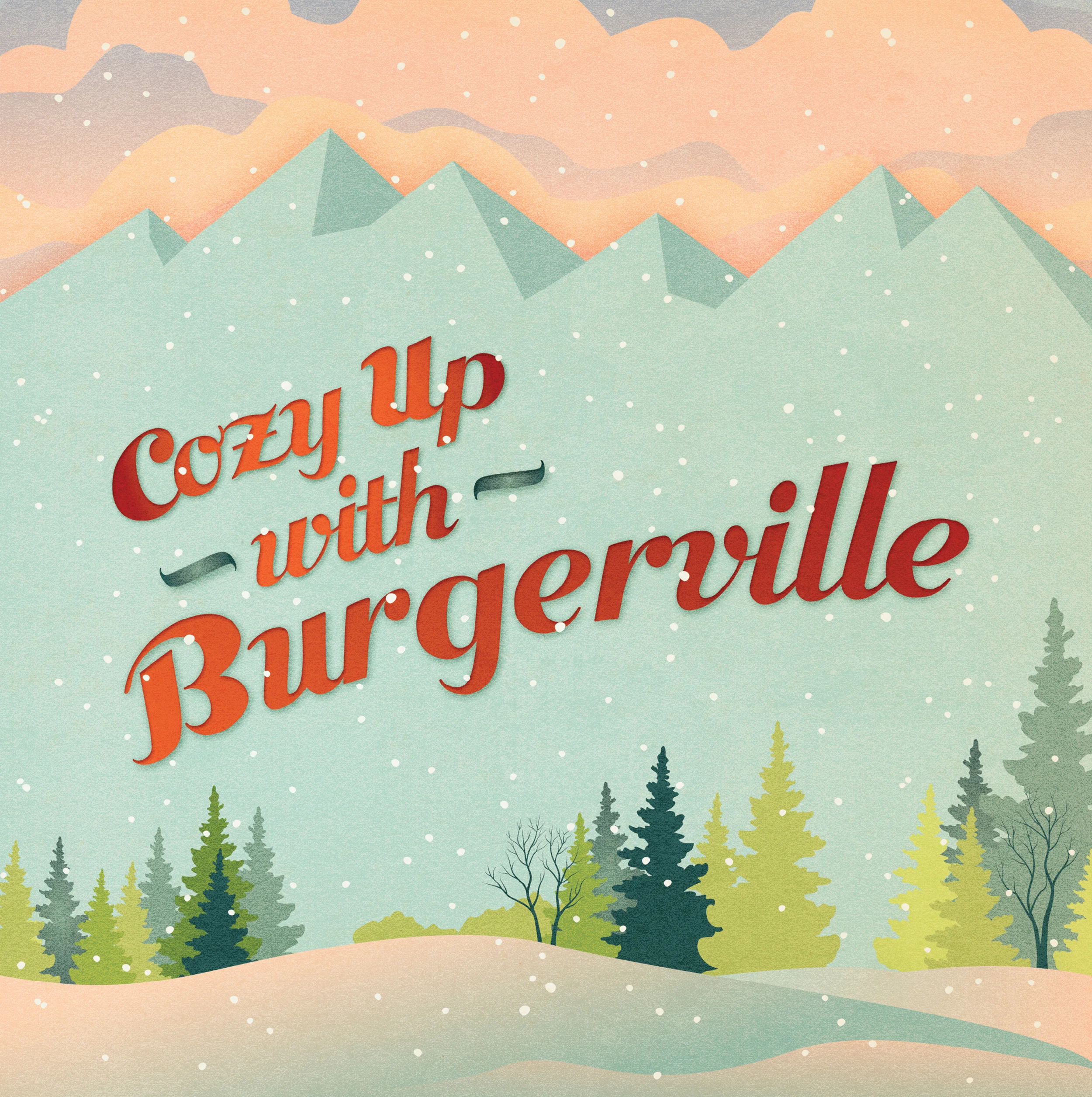 Holiday Menu Board Design