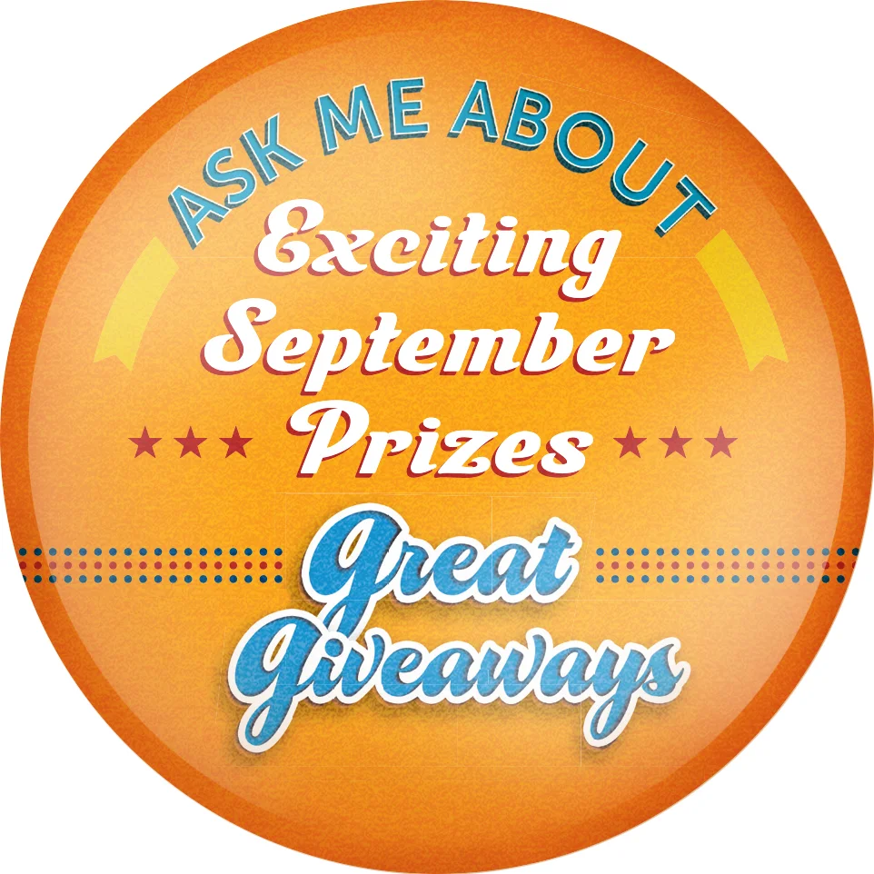   Burgerville Great Giveaways buttons.  