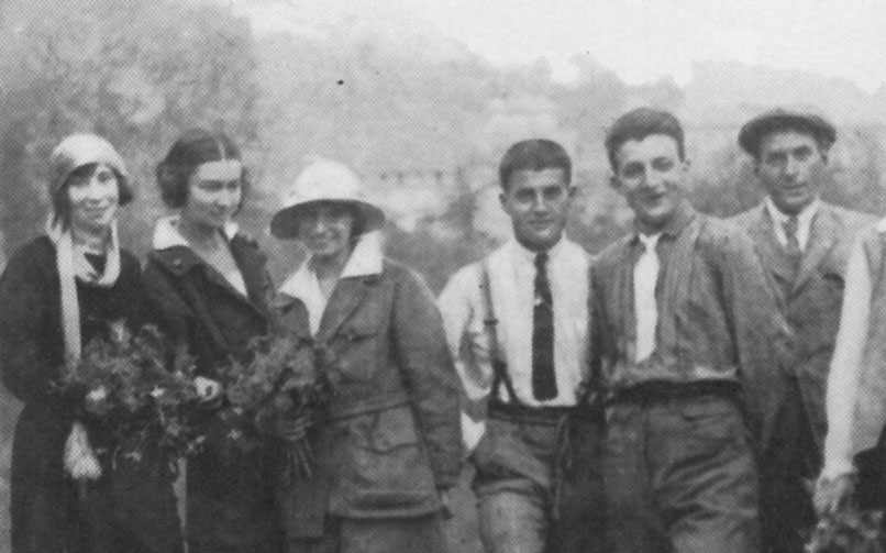 Pictured: Blessed Pier Giorgio Frassati (center) and companions.