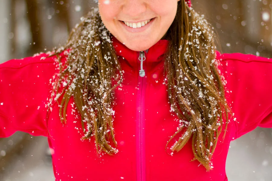 Lifestyle: Maria Vucheva takes in the scenery at the base of Alpental Ski Area, Central Cascades, Washington