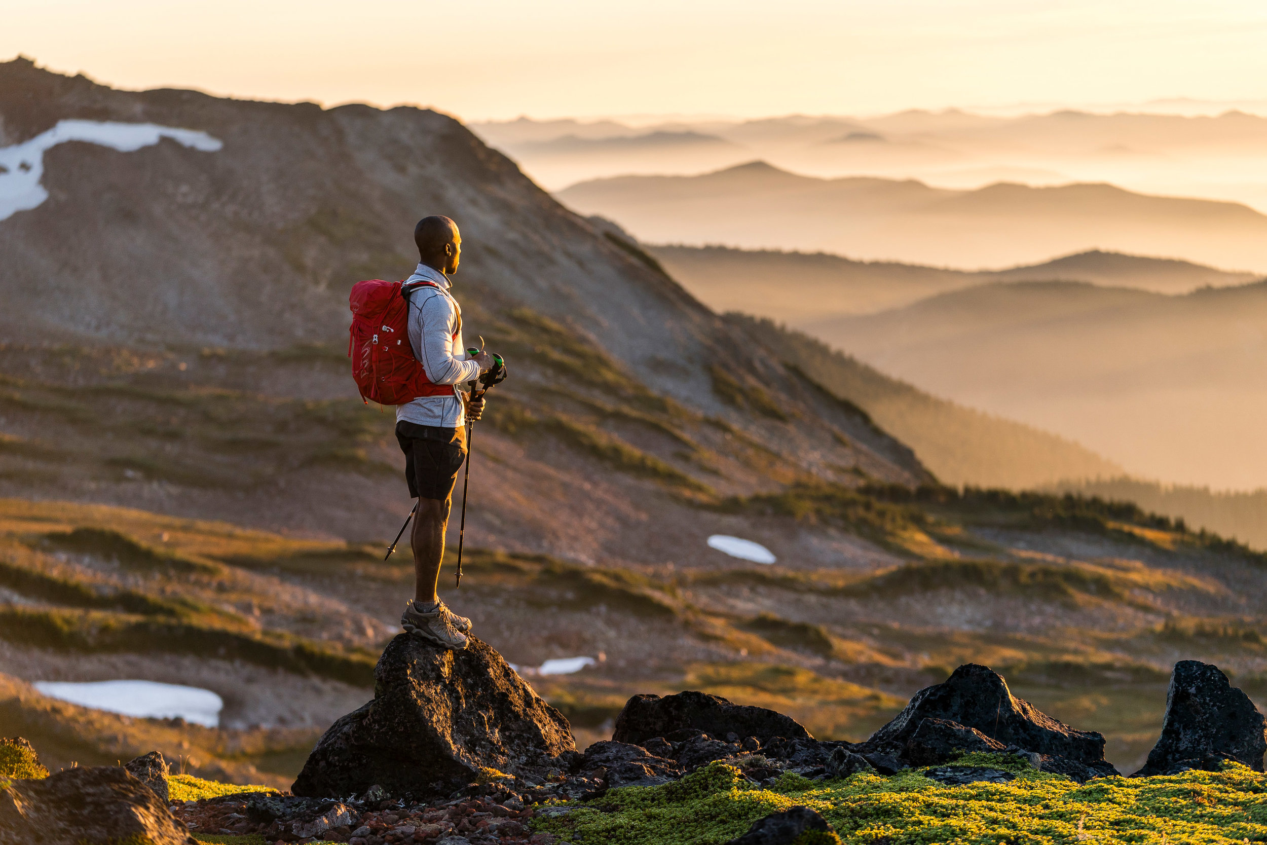  Adventure: Hiking at Mt. Rainier in summertime, Mt. Rainier National Park, Washington 