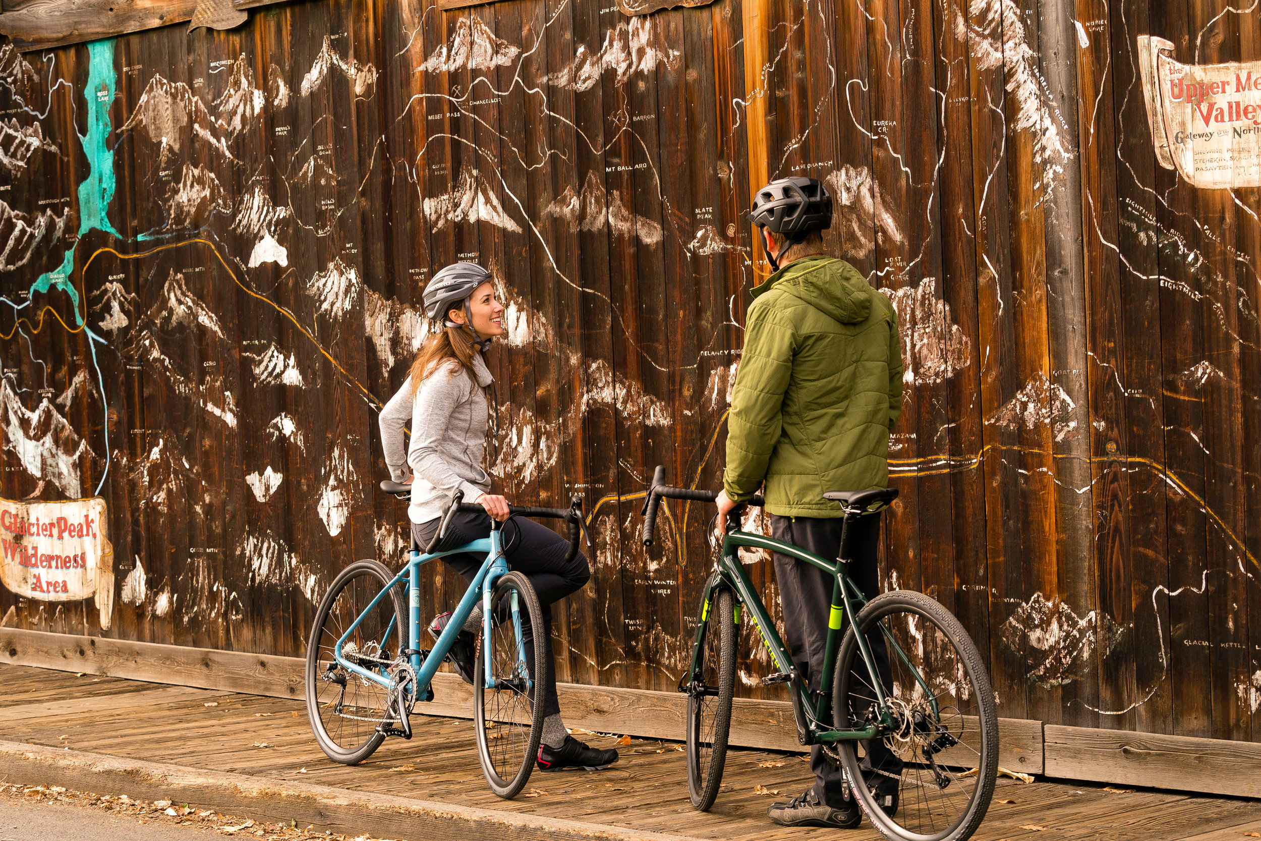  Adventure: Bike riding in the Methow Valley in the fall, Winthrop, Washington 