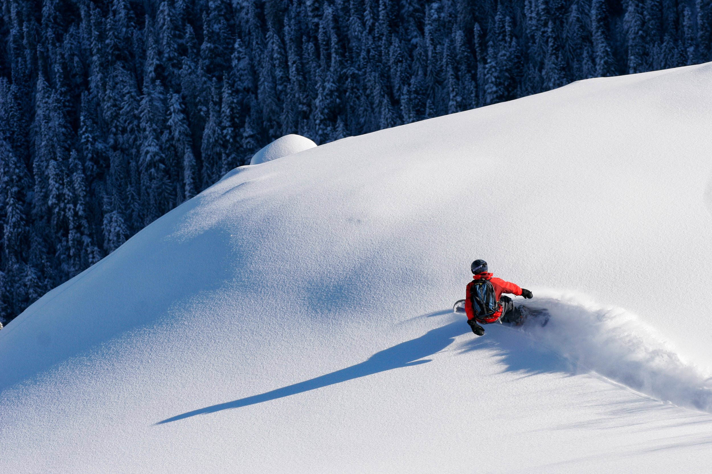  Justin Kious riding in the Mt. Baker Backcountry 