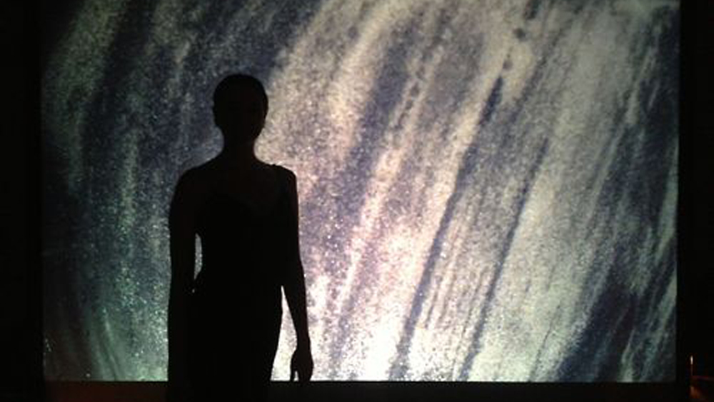PLATE 25. Lia Chavez. True Light: Form of the Infinite , 2013. Performance work, presented at TEMP Gallery, New York.