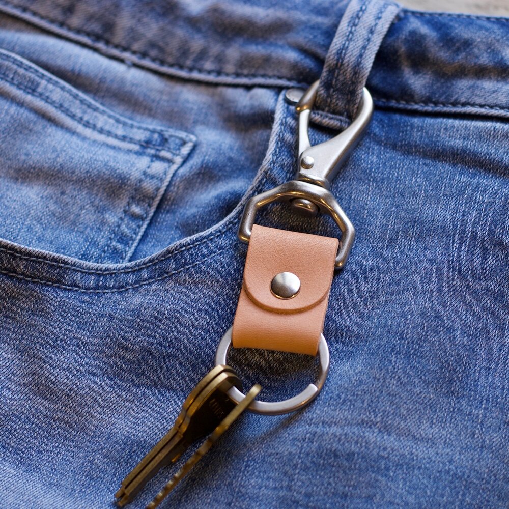 Genuine Leather Keychain – ShopChrissyCrafts
