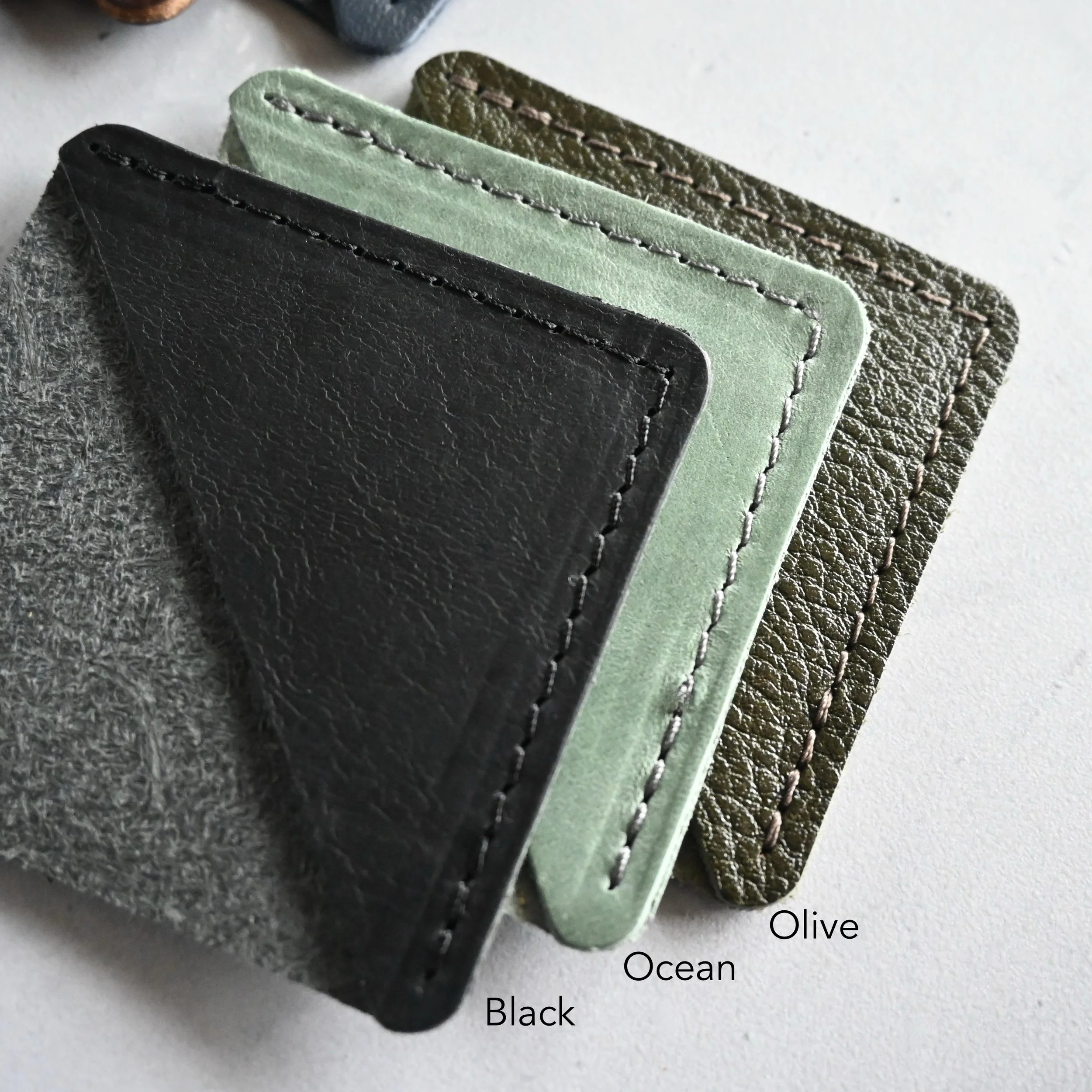Personalized Leather Bookmark Colors.JPG