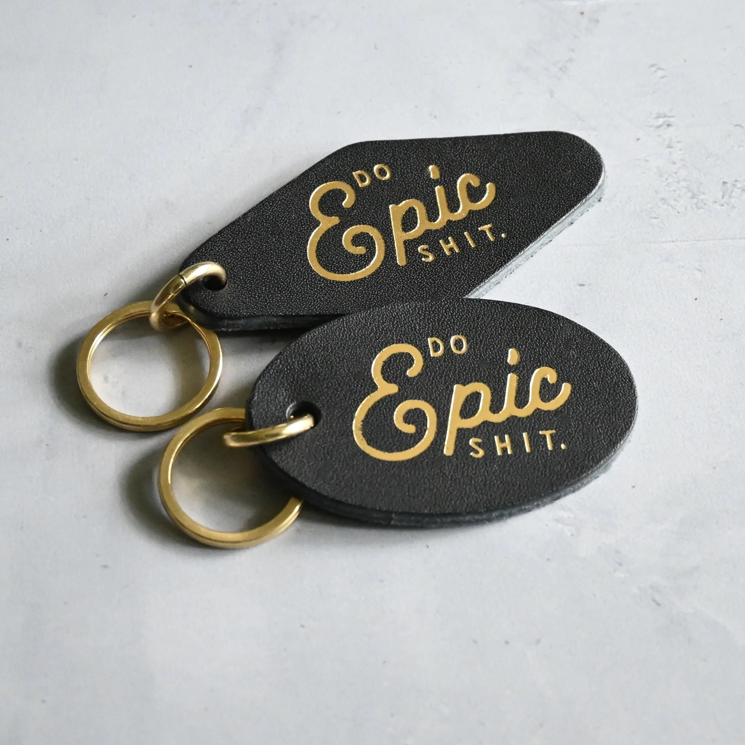 Do Epic Shit Leather Keychain.JPG