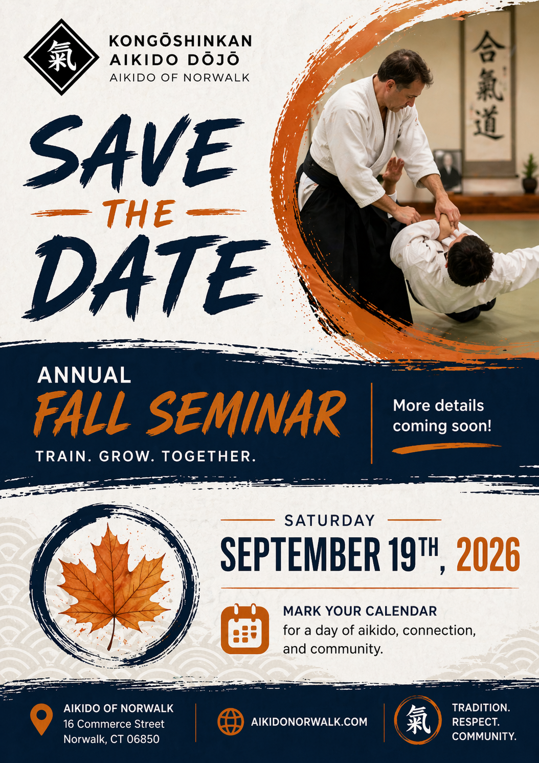 Aikido of Norwalk Fall Seminair