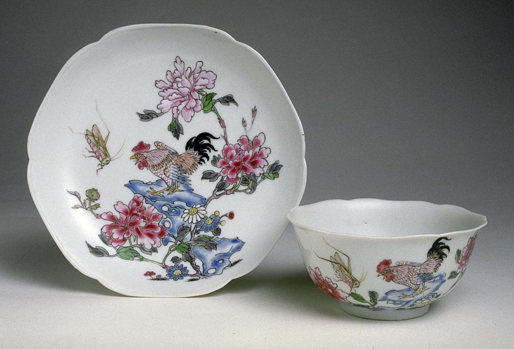 Chinese teacup and dish