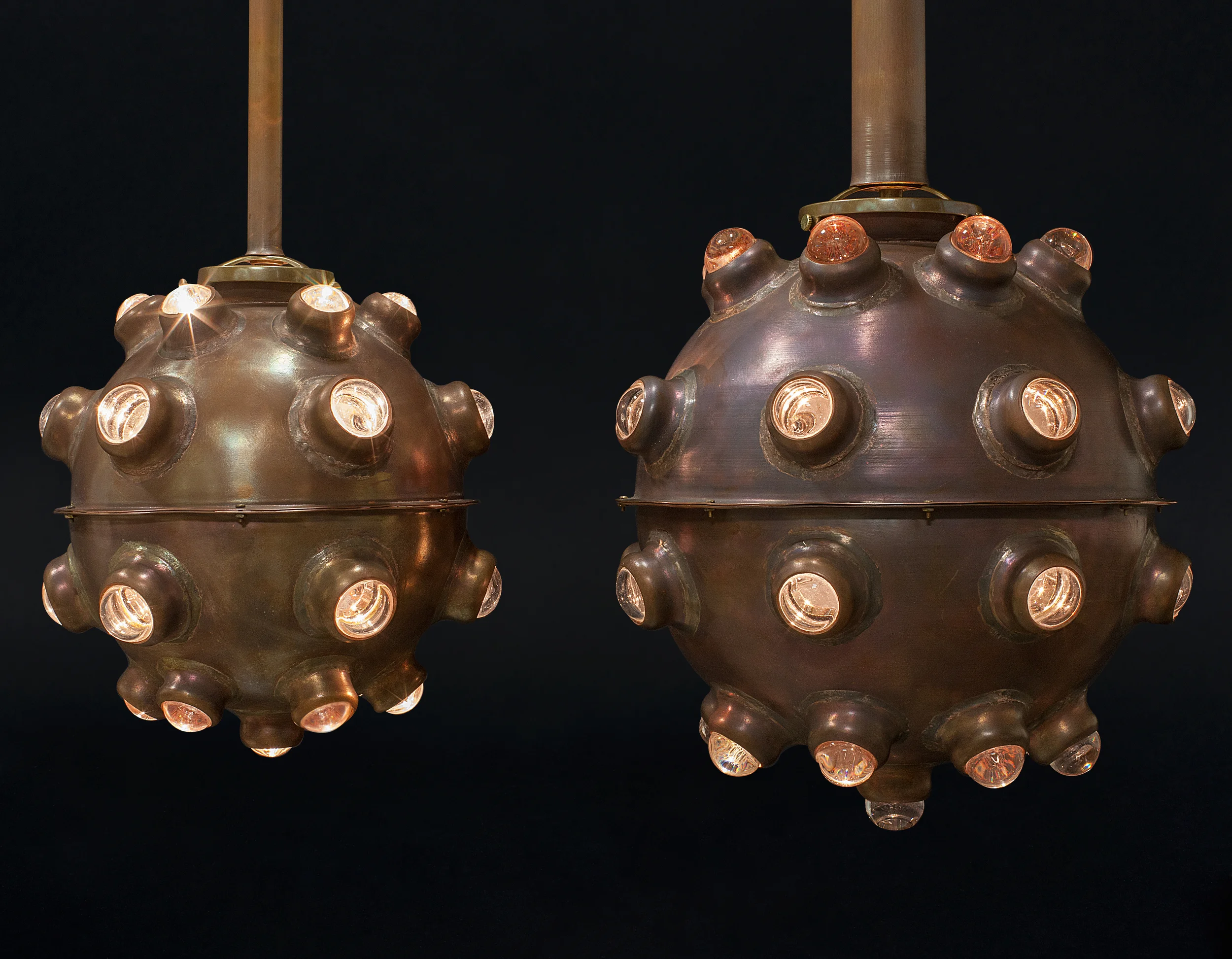 Hanging Harbor Mine Lamps. $1200, $1900