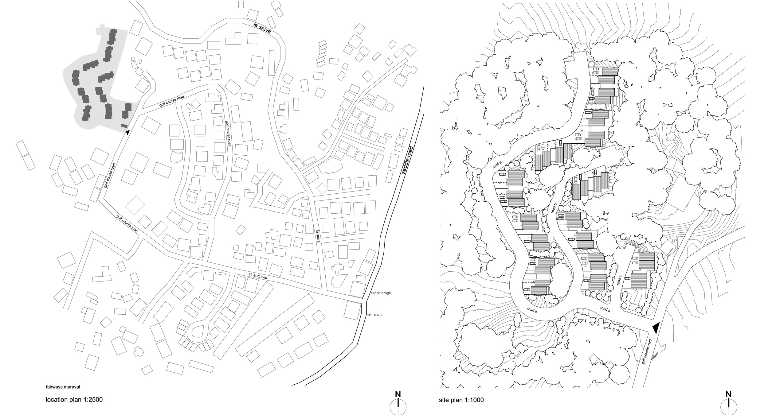 fairways heights : maraval - location + site plan