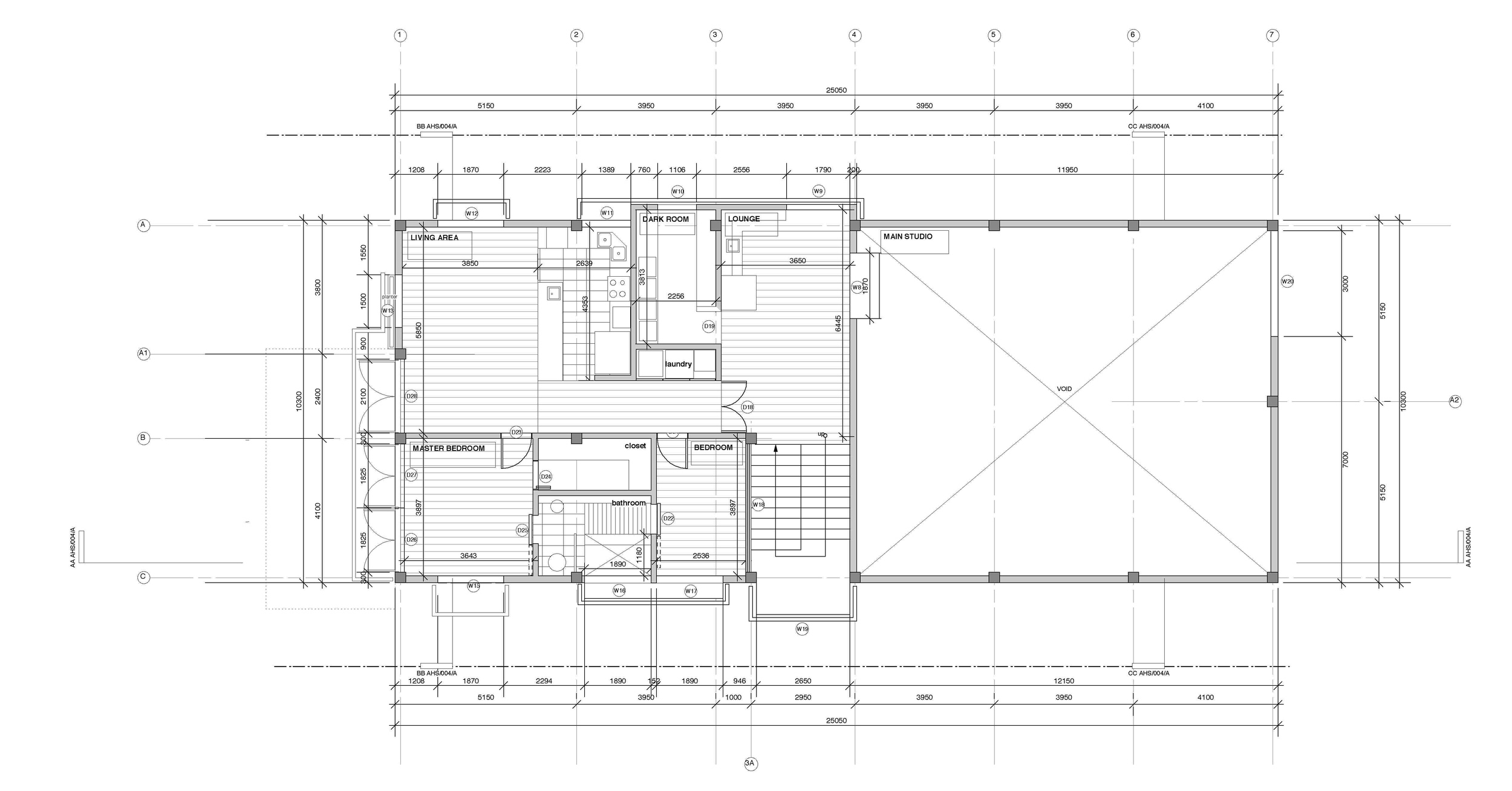 splice studio : first floor plan