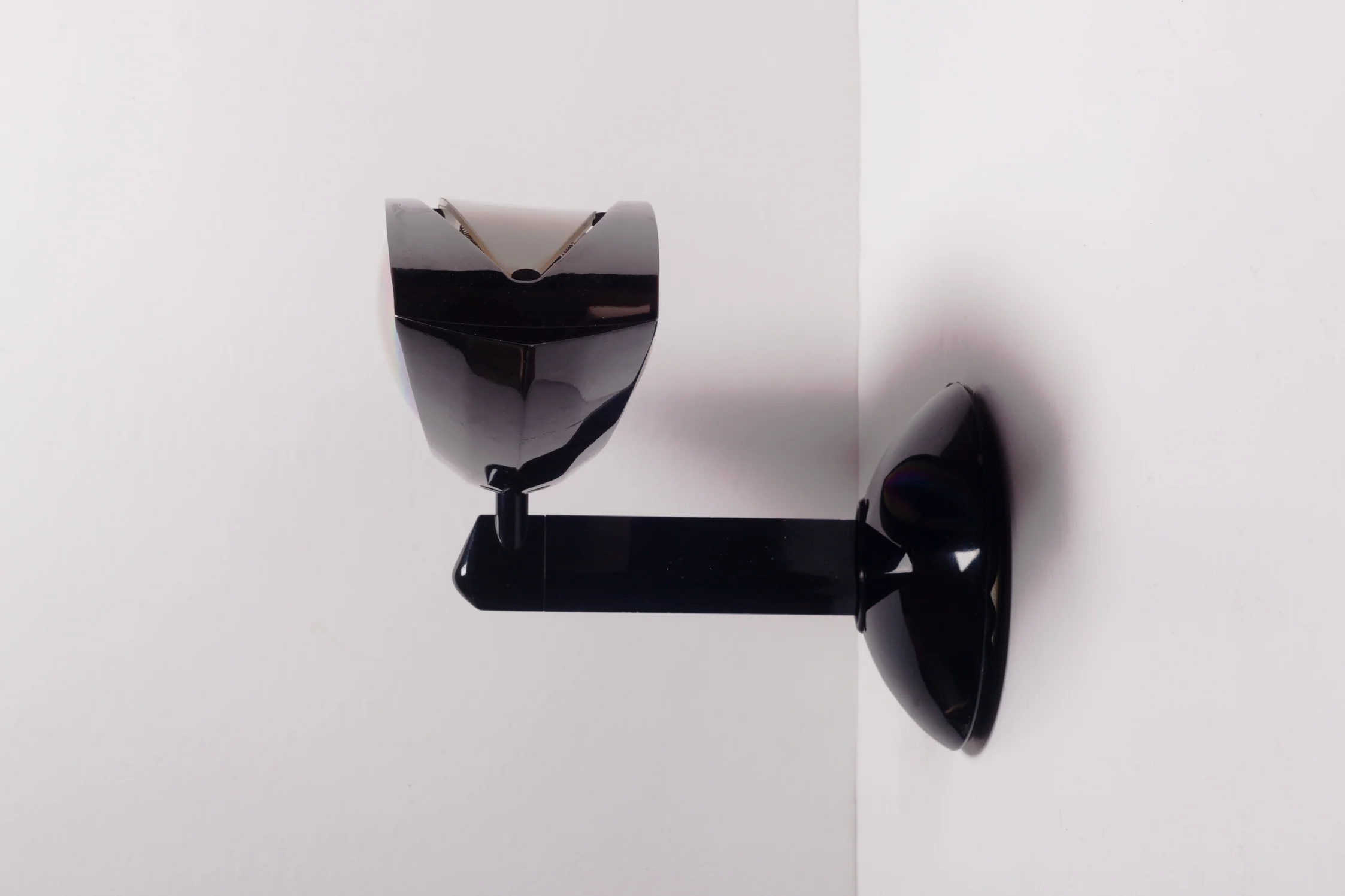 Black Eyes Sconces by Franco Lombardo for Flos, Iridescent glass and metal Italy 1980s