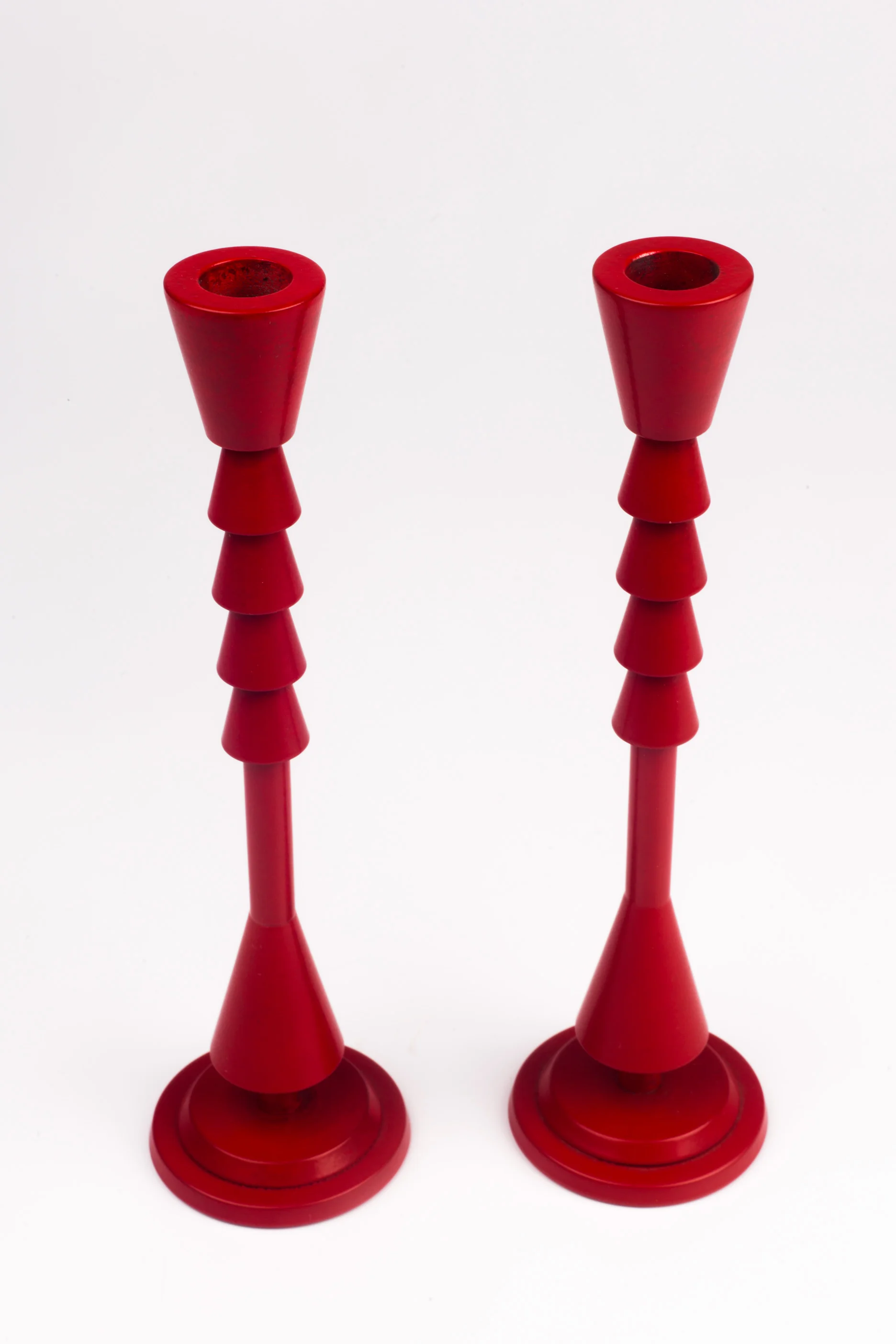 Prototype Bronze Candlesticks by Ugo La Pietra. Italy 1980s