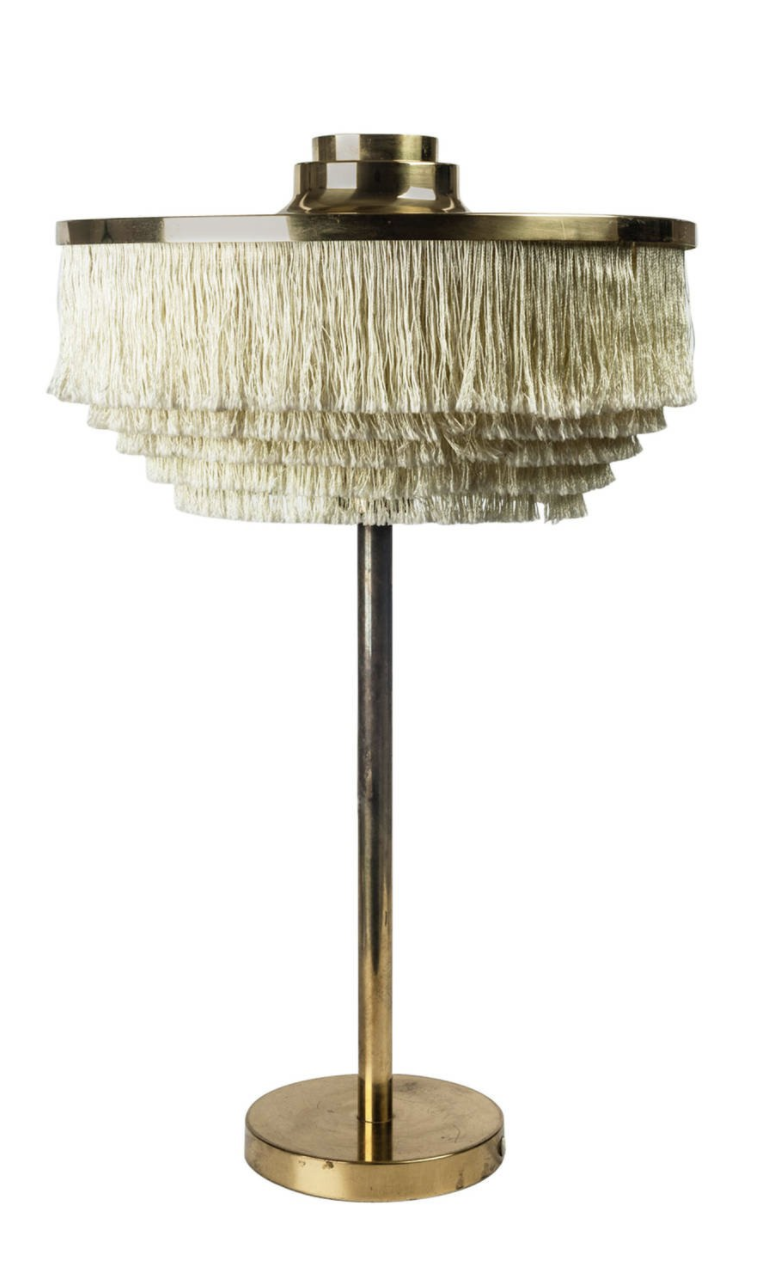 Fringe Lamp by Hans Agne Jakobsson, Largest model, Sweden, 1950s