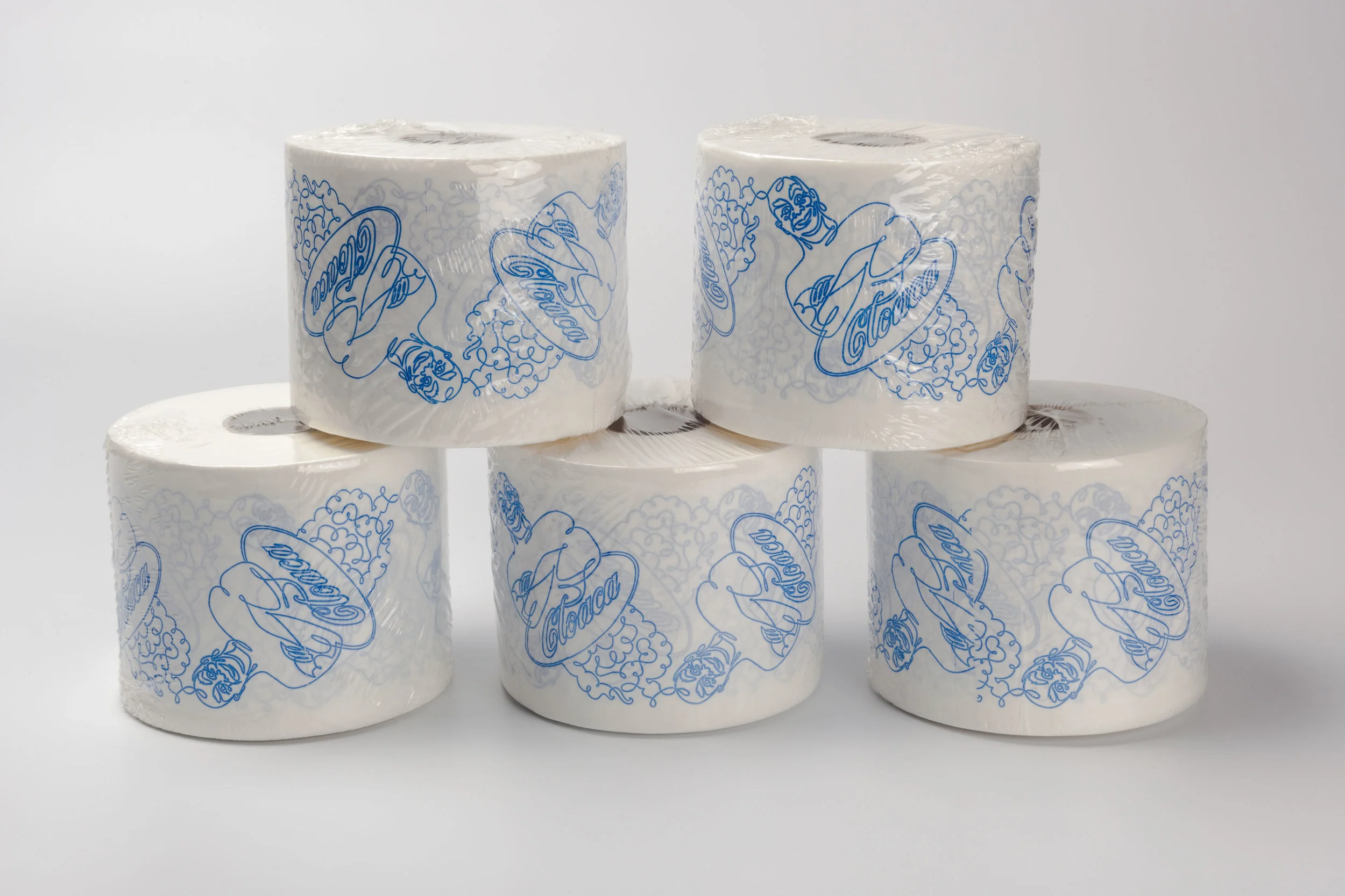 Cloaca Toilet Paper Rolls by Wim Delvoye, Luxembourg 2007