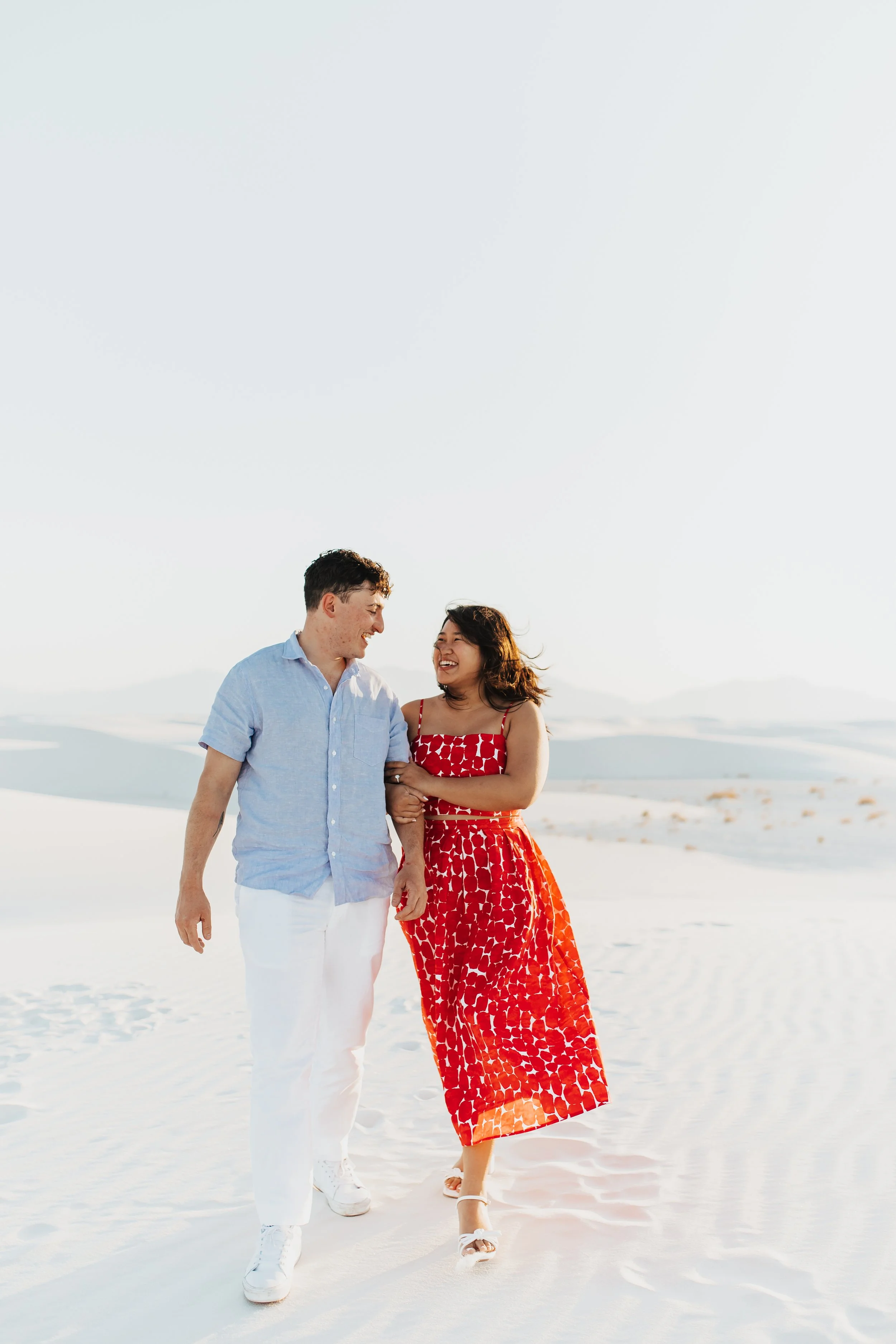 Dominick + Bea, a Windswept White Sands National Park Proposal 
