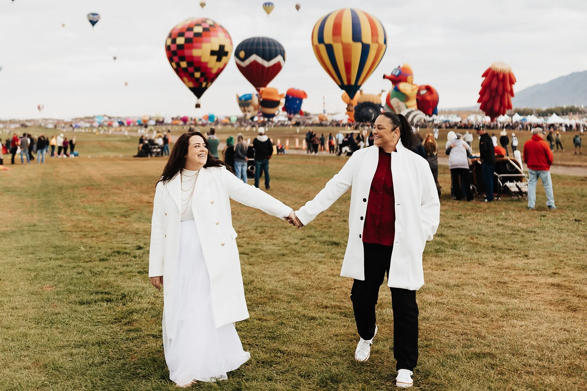 Kristen + Amanda, a Festive Albuquerque Balloon Fiesta Elopement