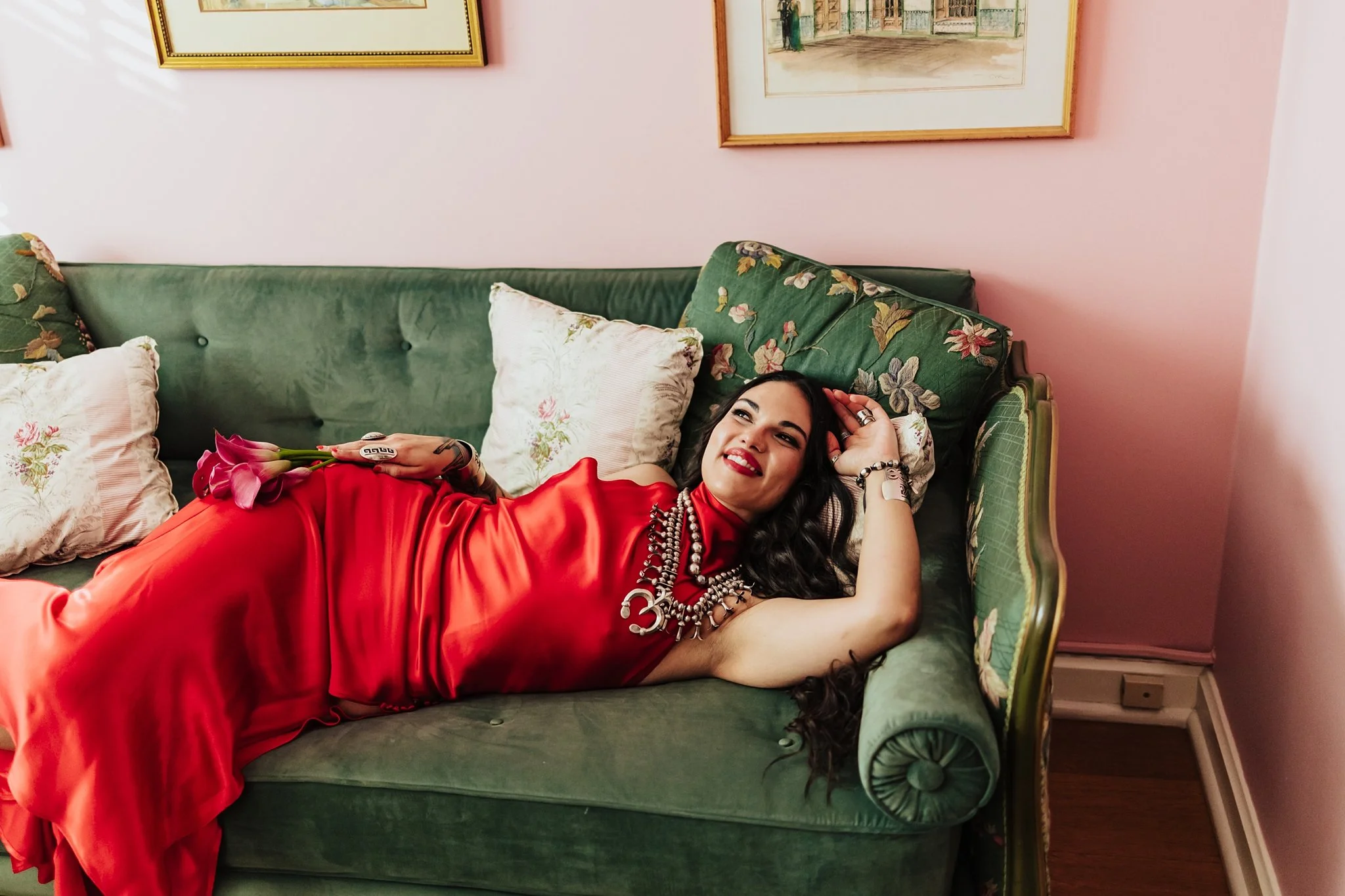 Bridal Inspo - a Vibrant Valentine’s Day Editorial at Los Poblanos 