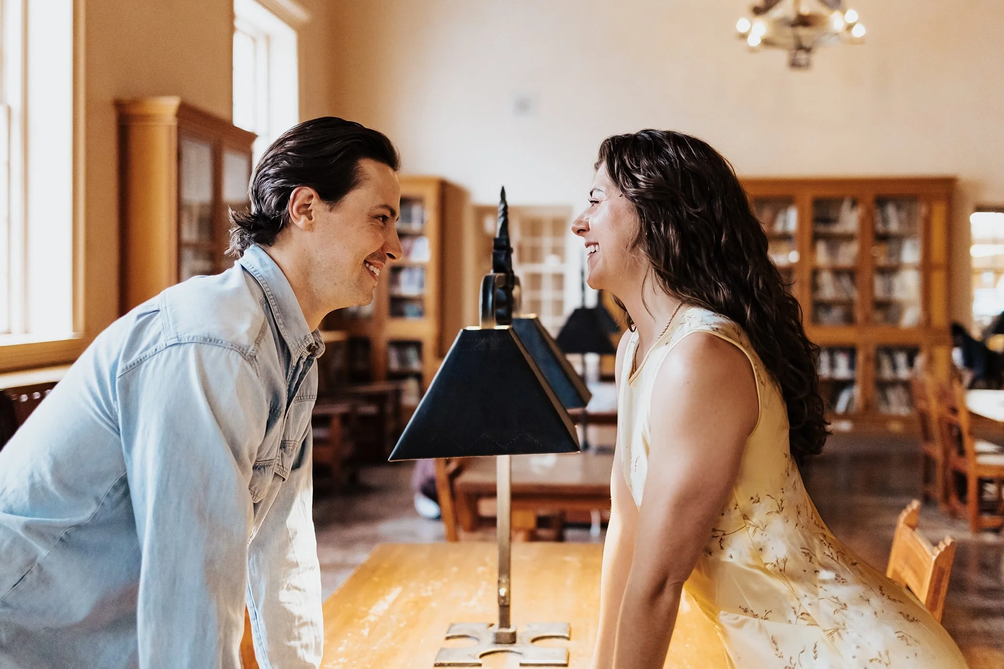 Alicia+lucia+photography+-+santa+fe+engagement+book+shop+engagement+-+library+engagement_0023.jpg