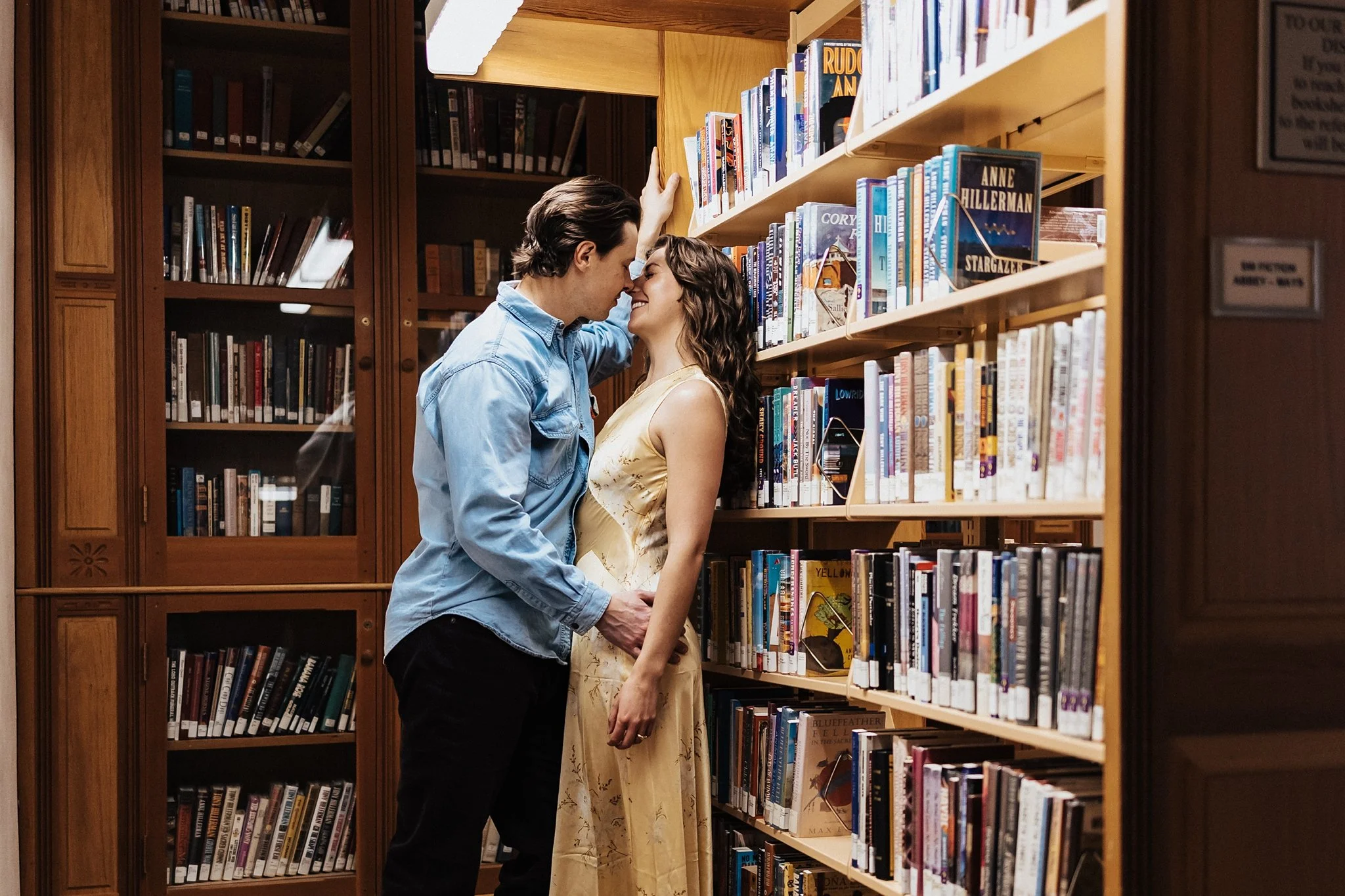 Alicia+lucia+photography+-+santa+fe+engagement+book+shop+engagement+-+library+engagement_0035.jpg
