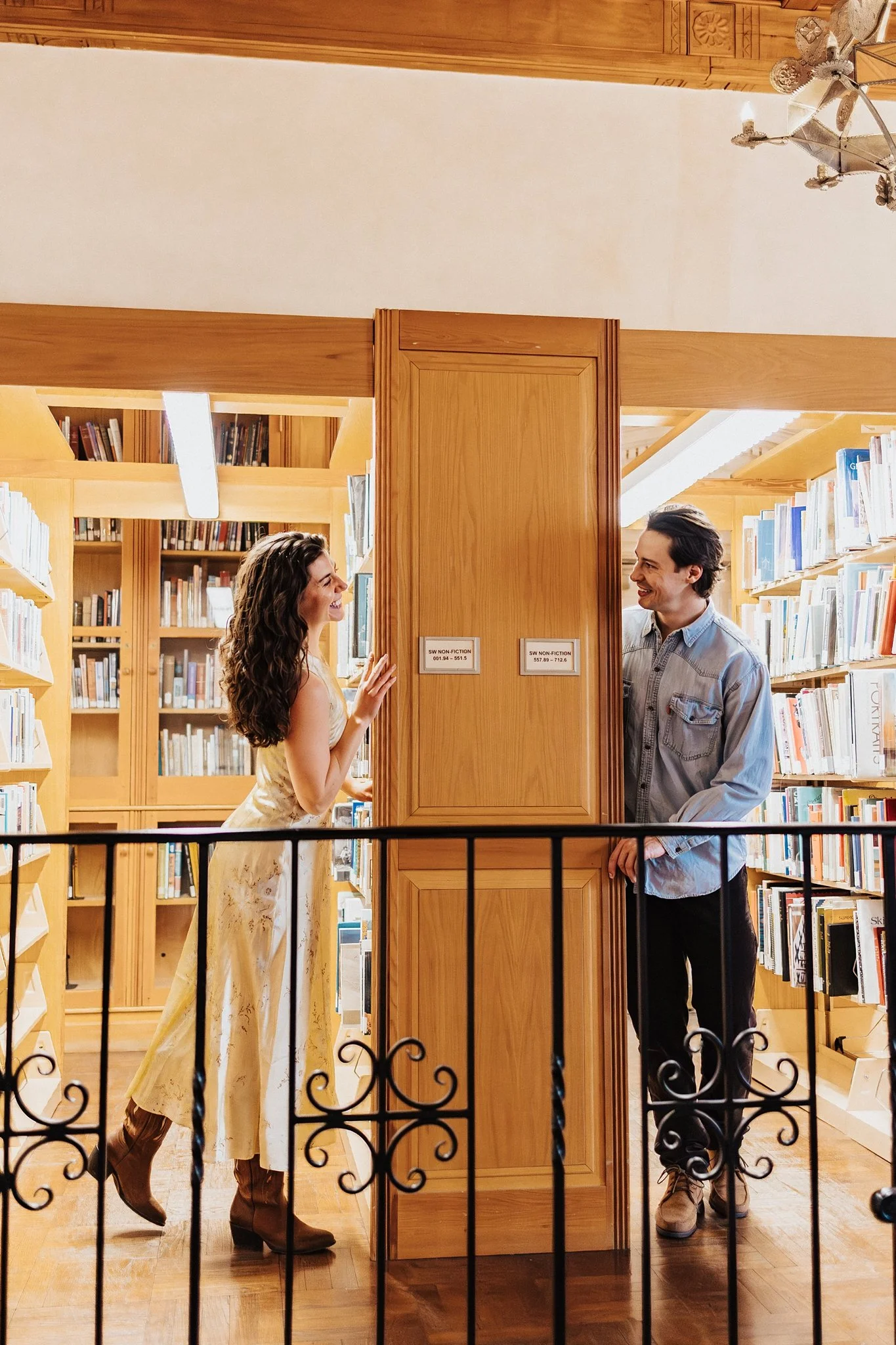 Alicia+lucia+photography+-+santa+fe+engagement+book+shop+engagement+-+library+engagement_0044.jpg