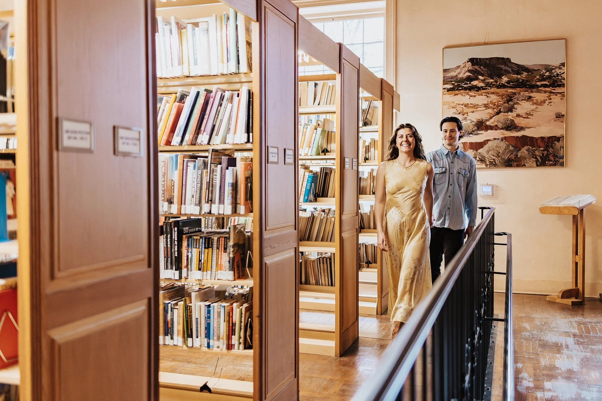 Alicia+lucia+photography+-+santa+fe+engagement+book+shop+engagement+-+library+engagement_0045.jpg