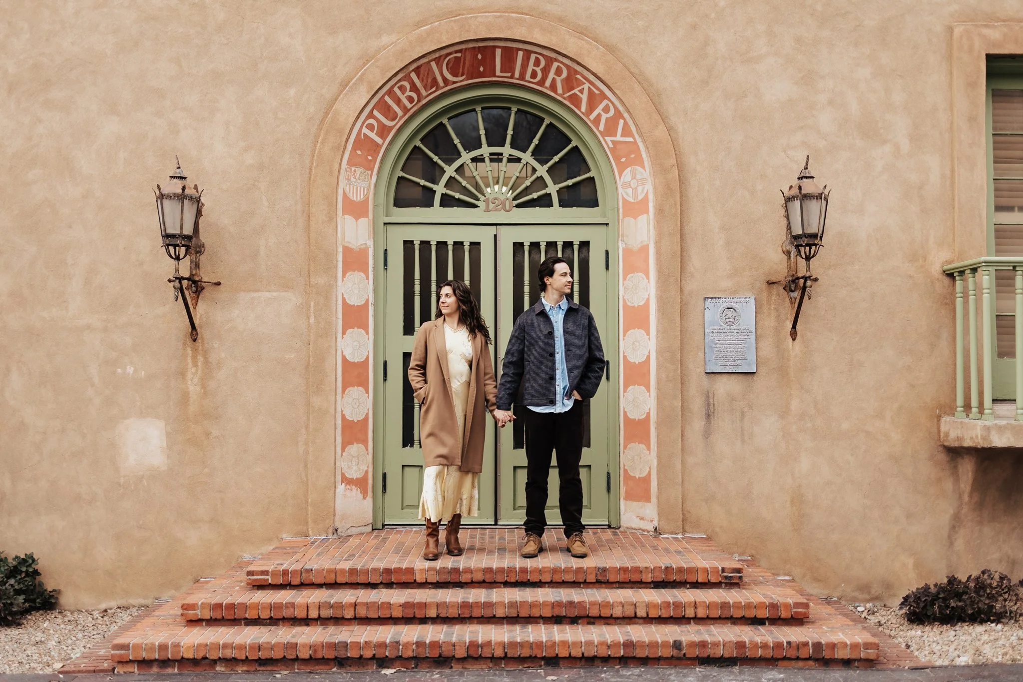 Alicia+lucia+photography+-+santa+fe+engagement+book+shop+engagement+-+library+engagement_0047.jpg
