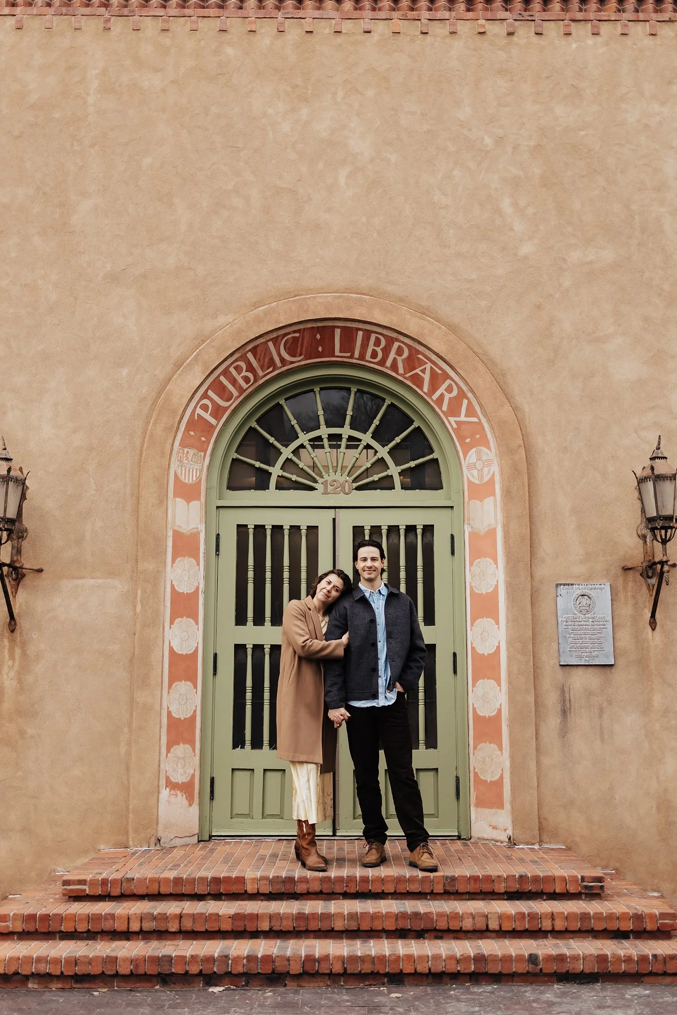 Alicia+lucia+photography+-+santa+fe+engagement+book+shop+engagement+-+library+engagement_0048.jpg