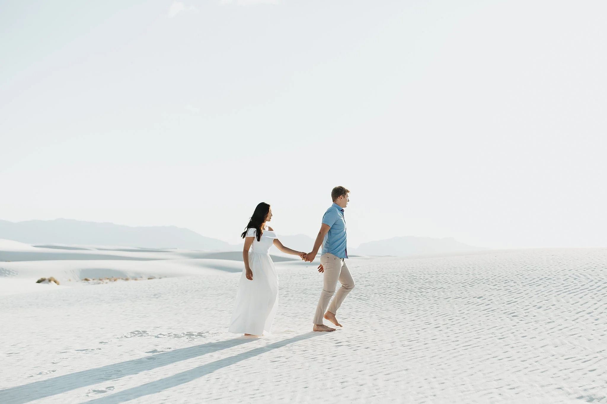 Engagement Inspo - an Ethereal White Sands National Park Engagement 