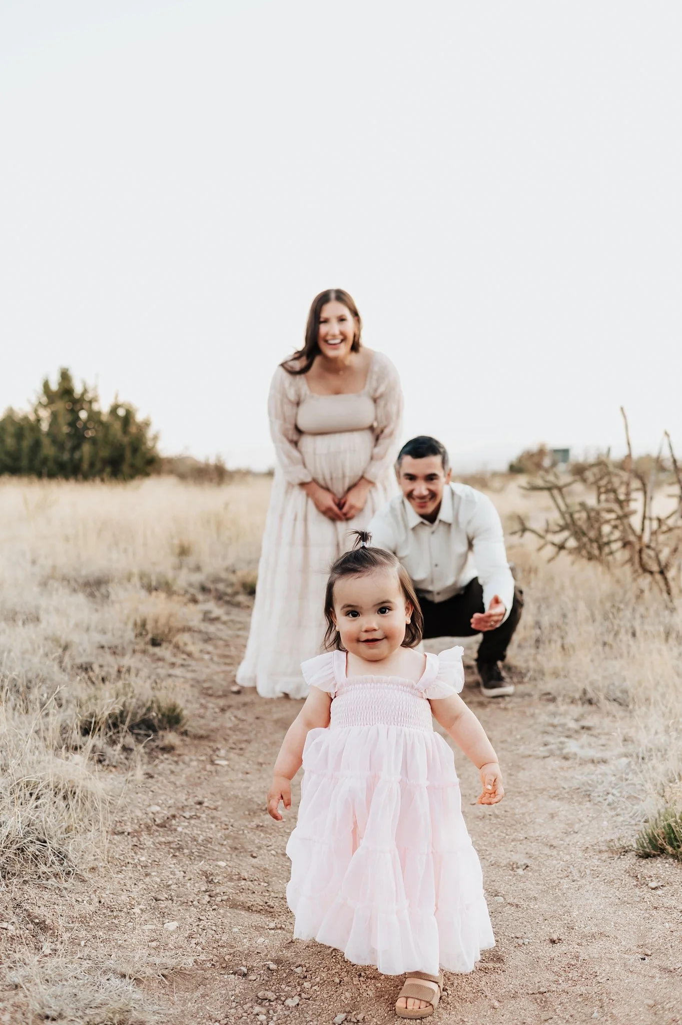 Jessa + Matt, a Heartwarming Desert Maternity Session  