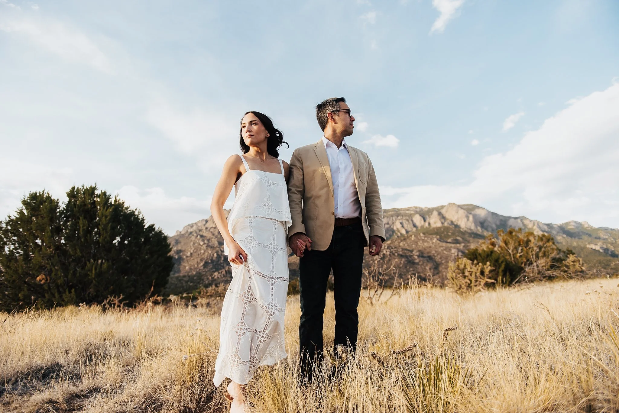 Teresa + Daniel, a Golden Hour Desert Engagement 