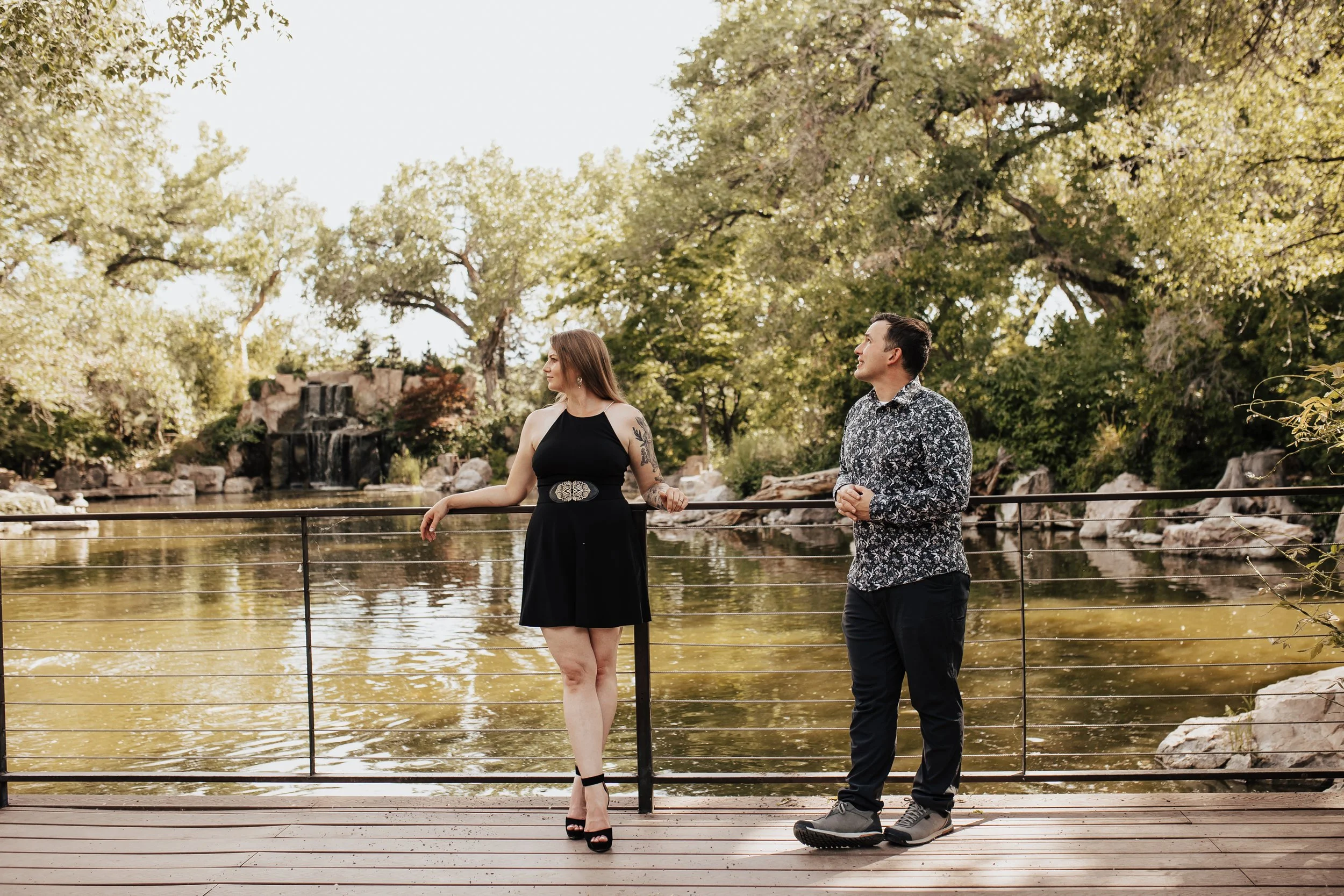 Ric + Jasmine, a Carefree Botanical Garden Engagement
