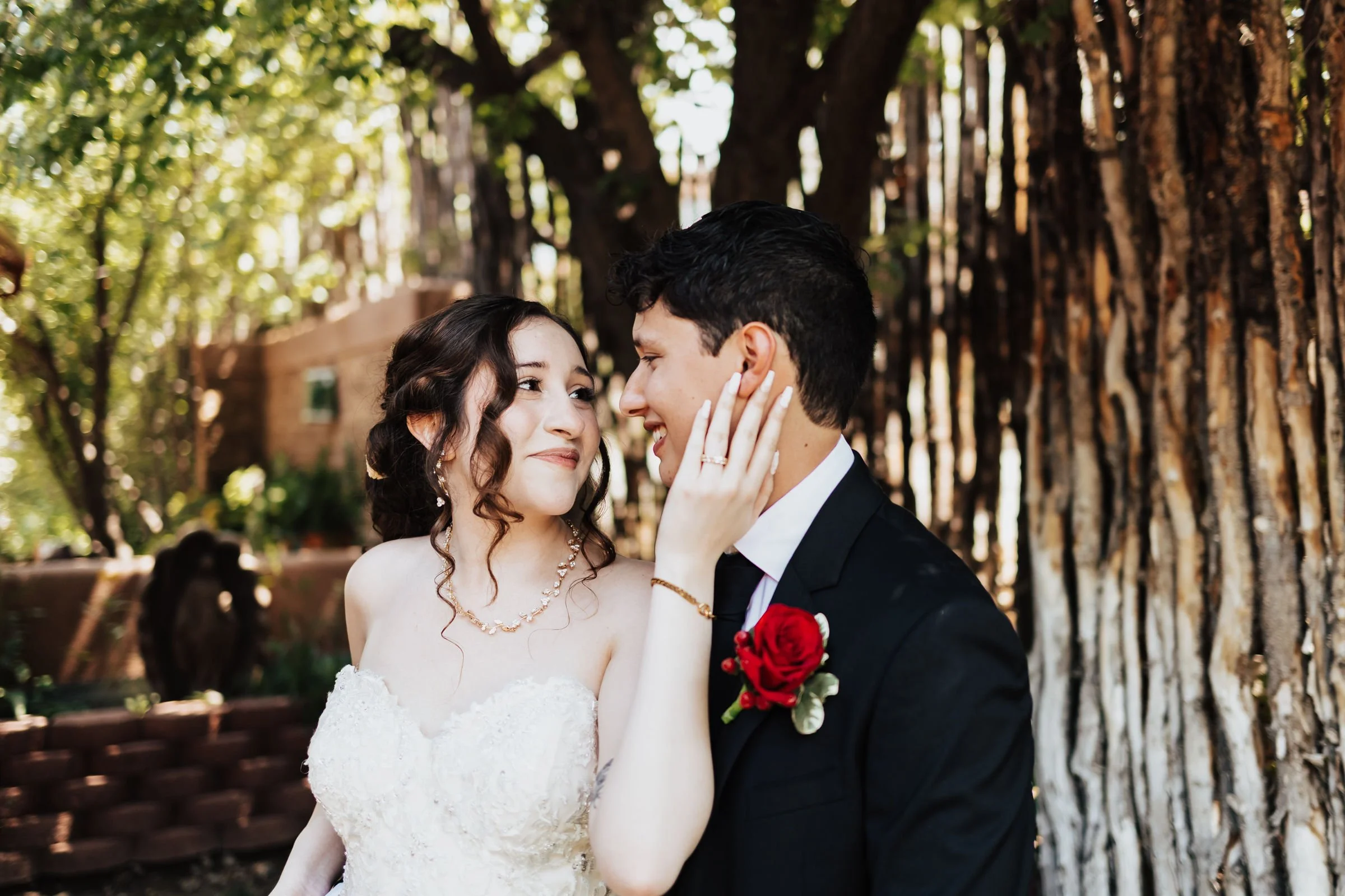 Micayla + Gabe, an Intimate Backyard Wedding in Taos 