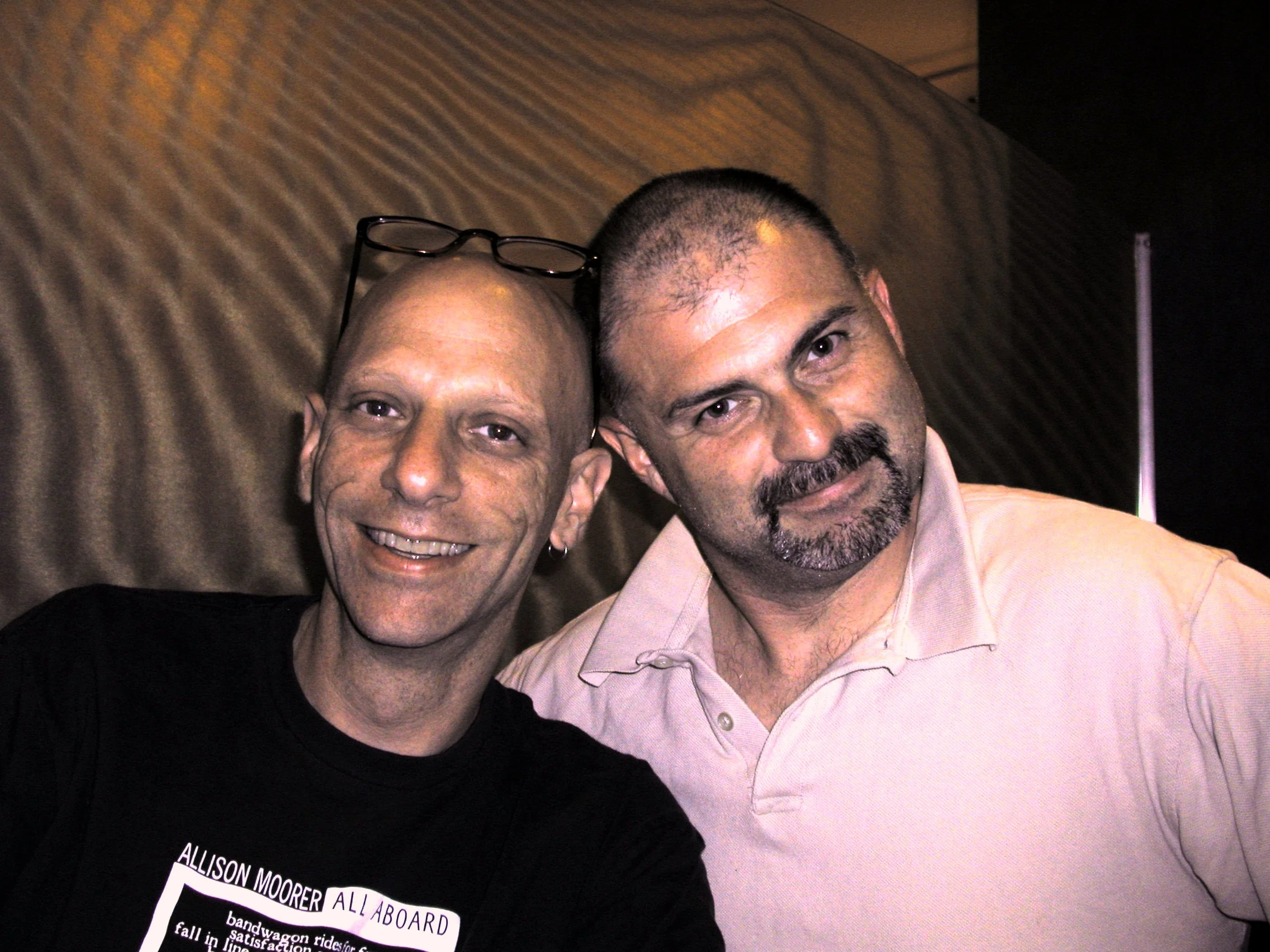 Bruce Warren & Steve Yasko at dinner.jpg