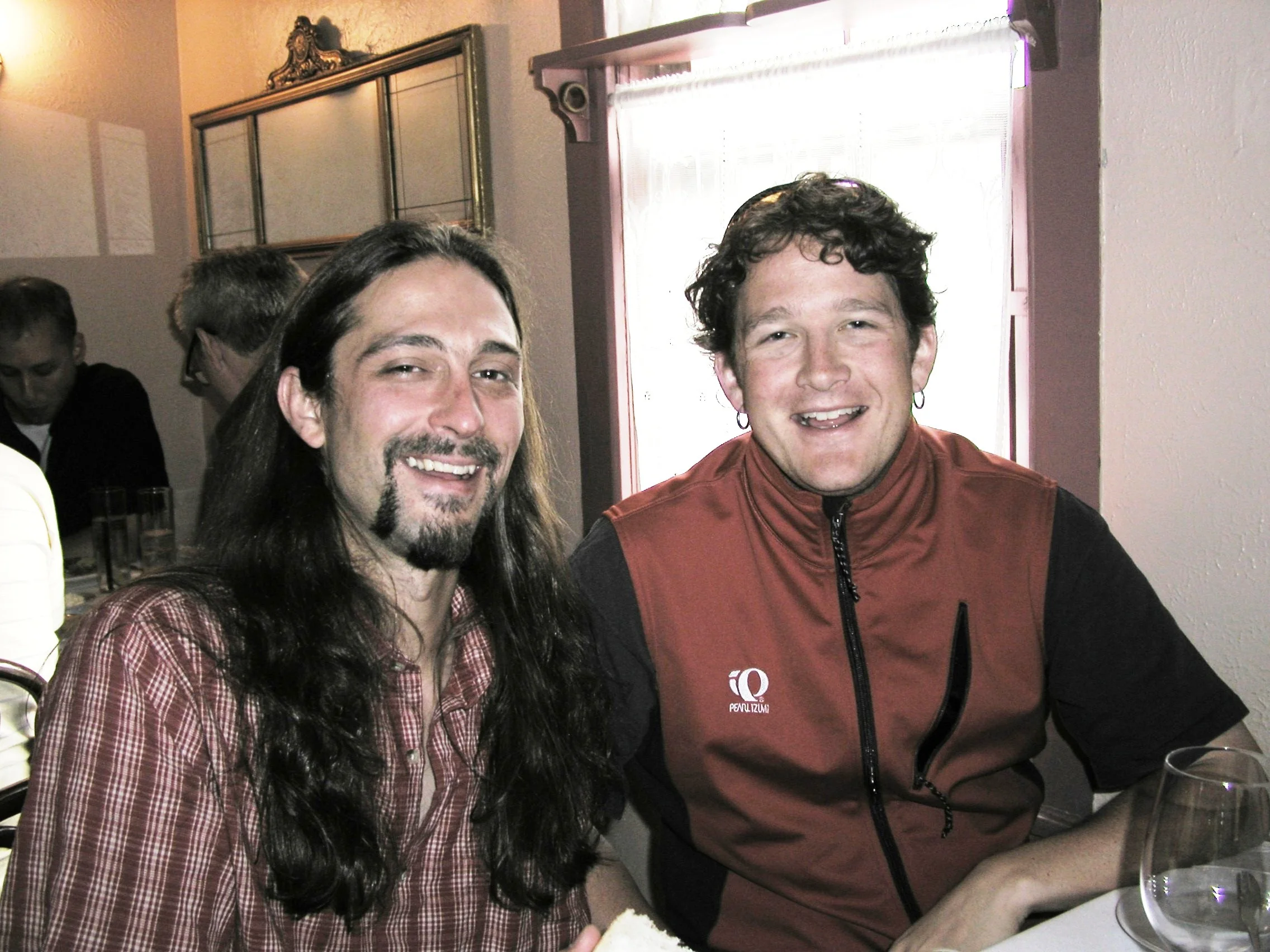 Dave Herold & Sam Scholl at dinner.jpg