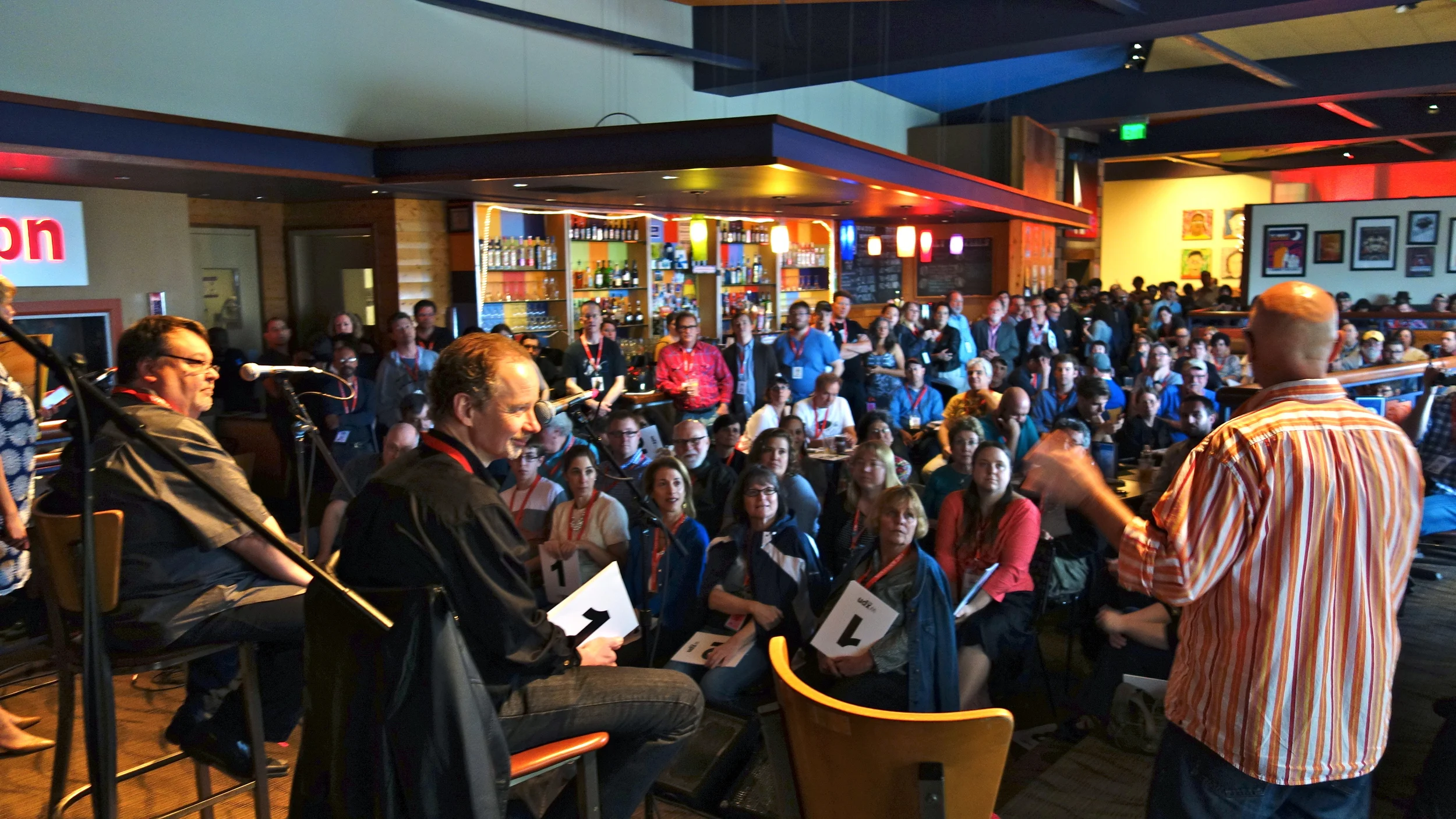 Greg Kot, Jim ReRogatis & Bruce Warren at the Music Meeting