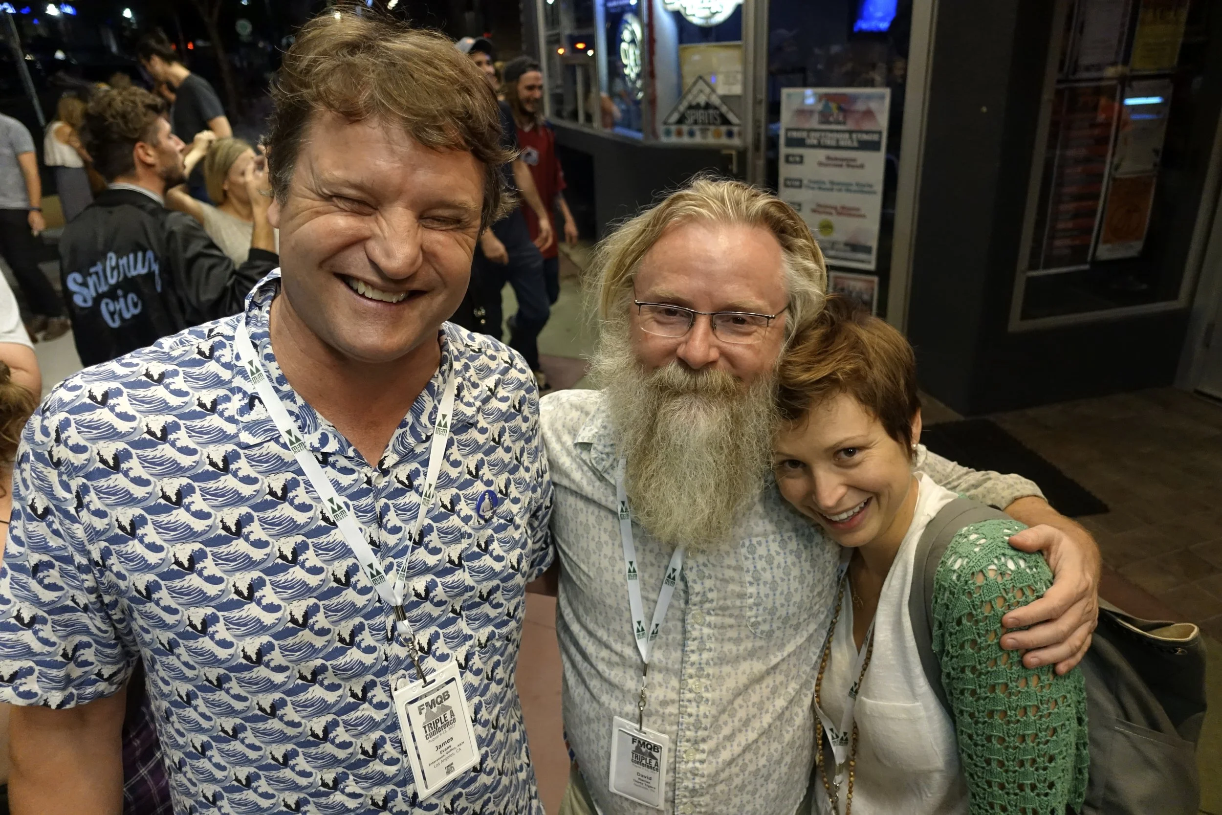 James Evans, David Macias and Stephanie David Hudacek