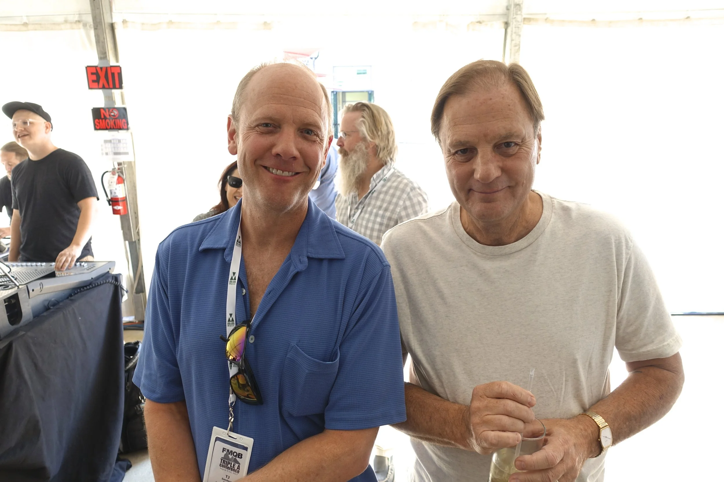 TJ Sanders and John Schoenberger