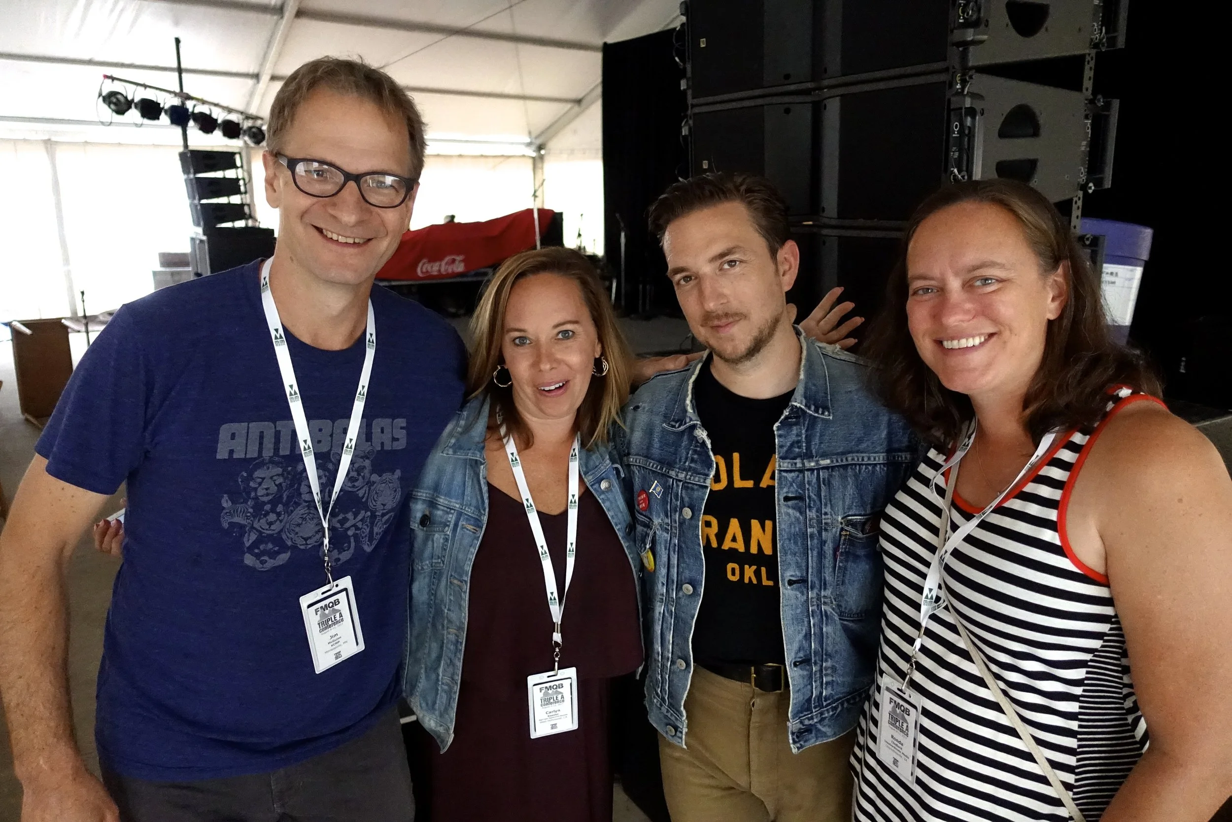 Jim McGuinn, Carlin Kessler, JD McPherson and Ronda Chollock