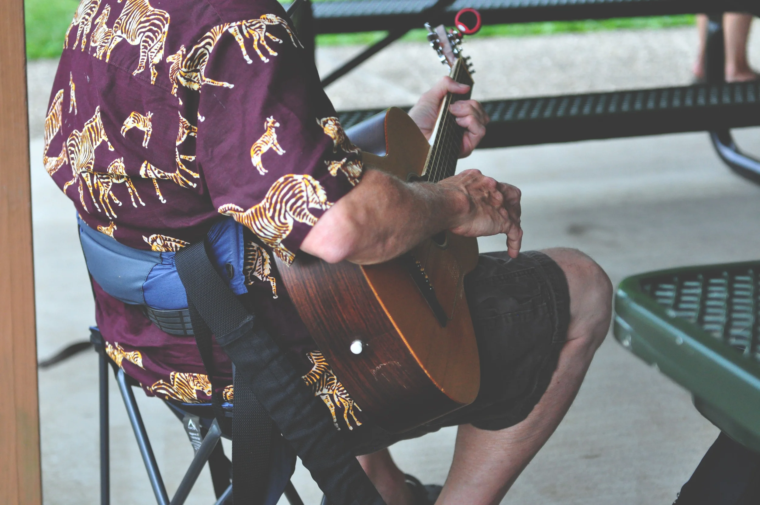 Local musicians were on hand to fill the event with lively music.