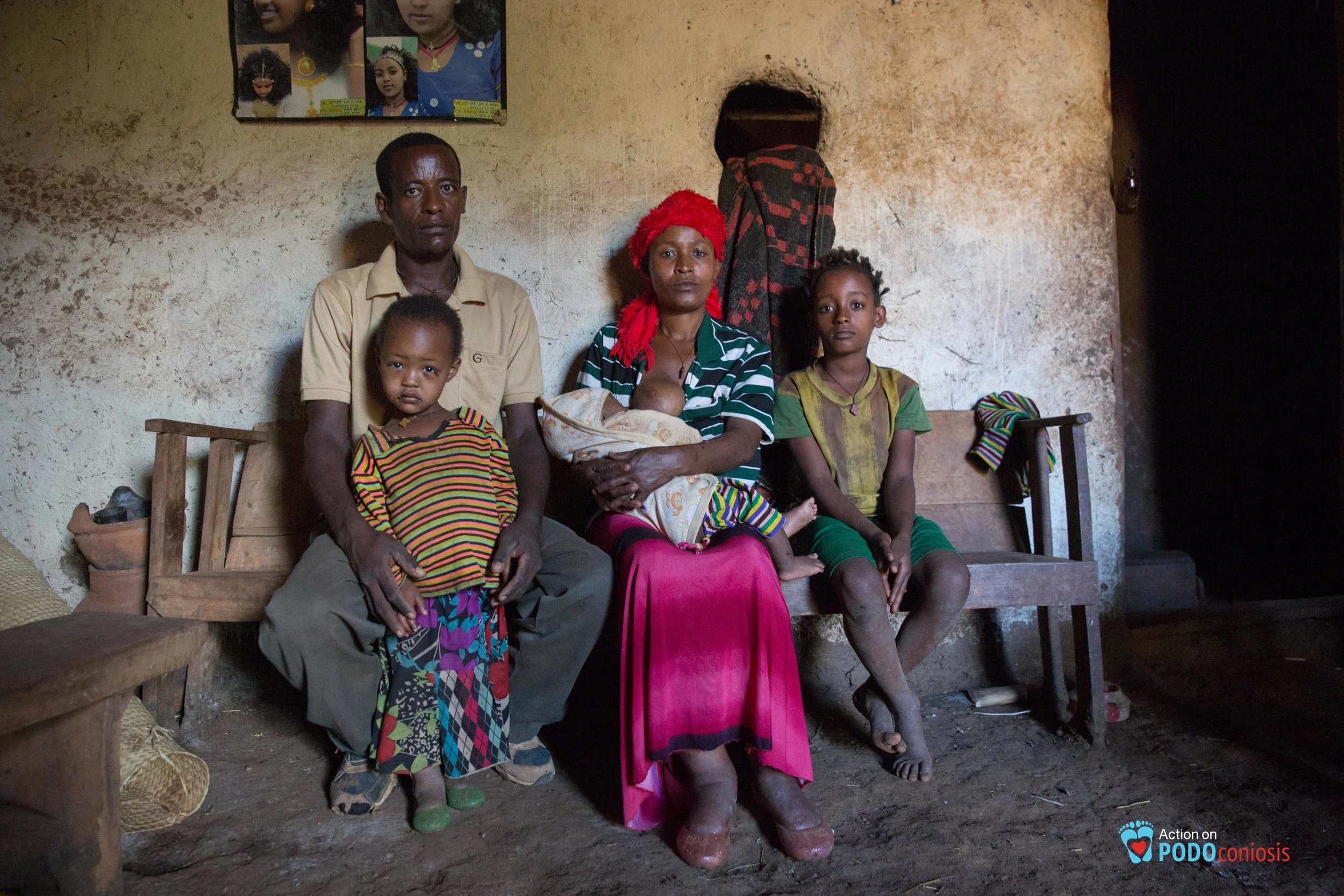 Note that the floor of their home is also mud. The very soil that is doing them so much damage is unavoidable, it is everywhere.